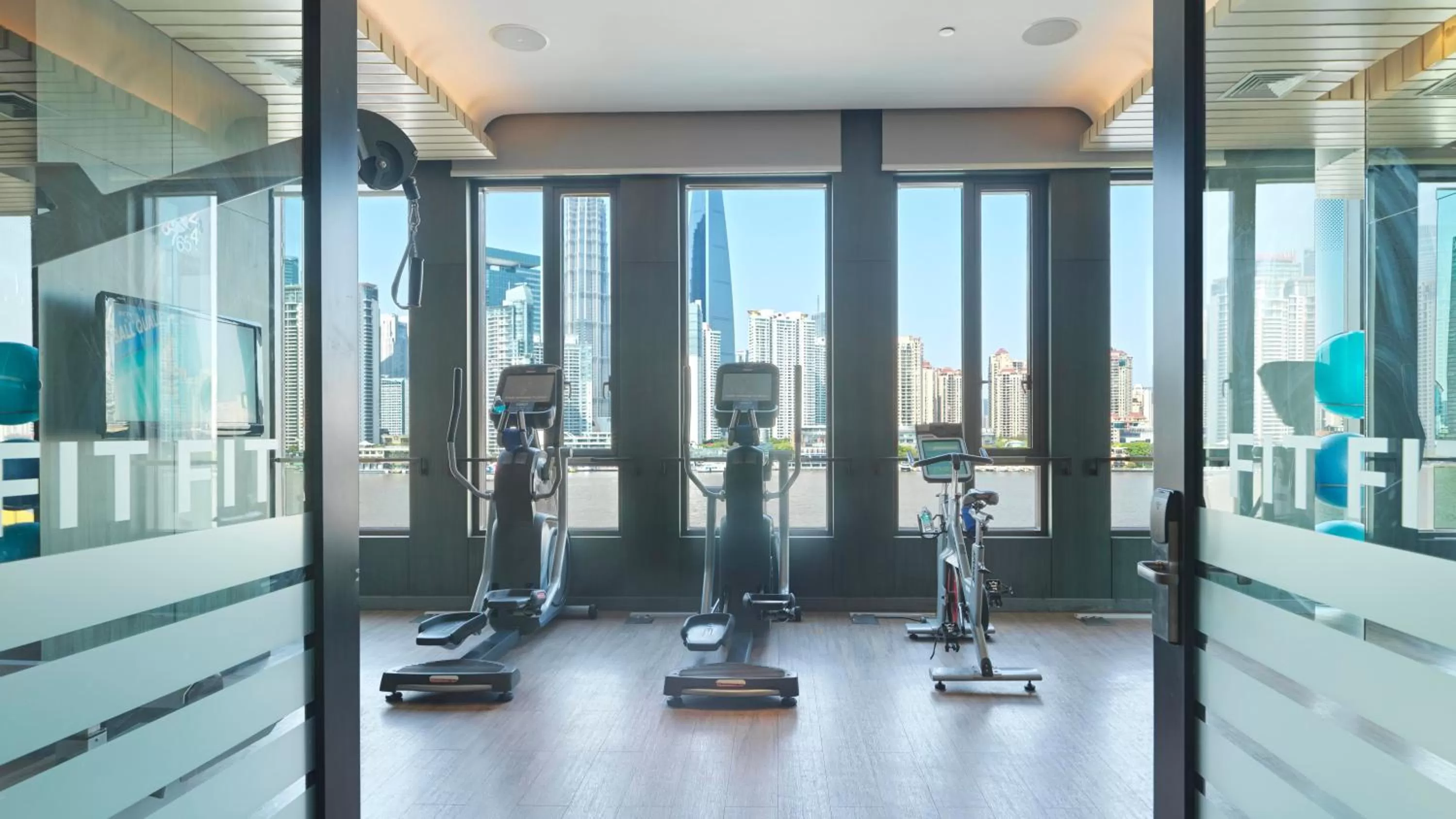 Fitness centre/facilities in Hotel Indigo Shanghai On The Bund by IHG