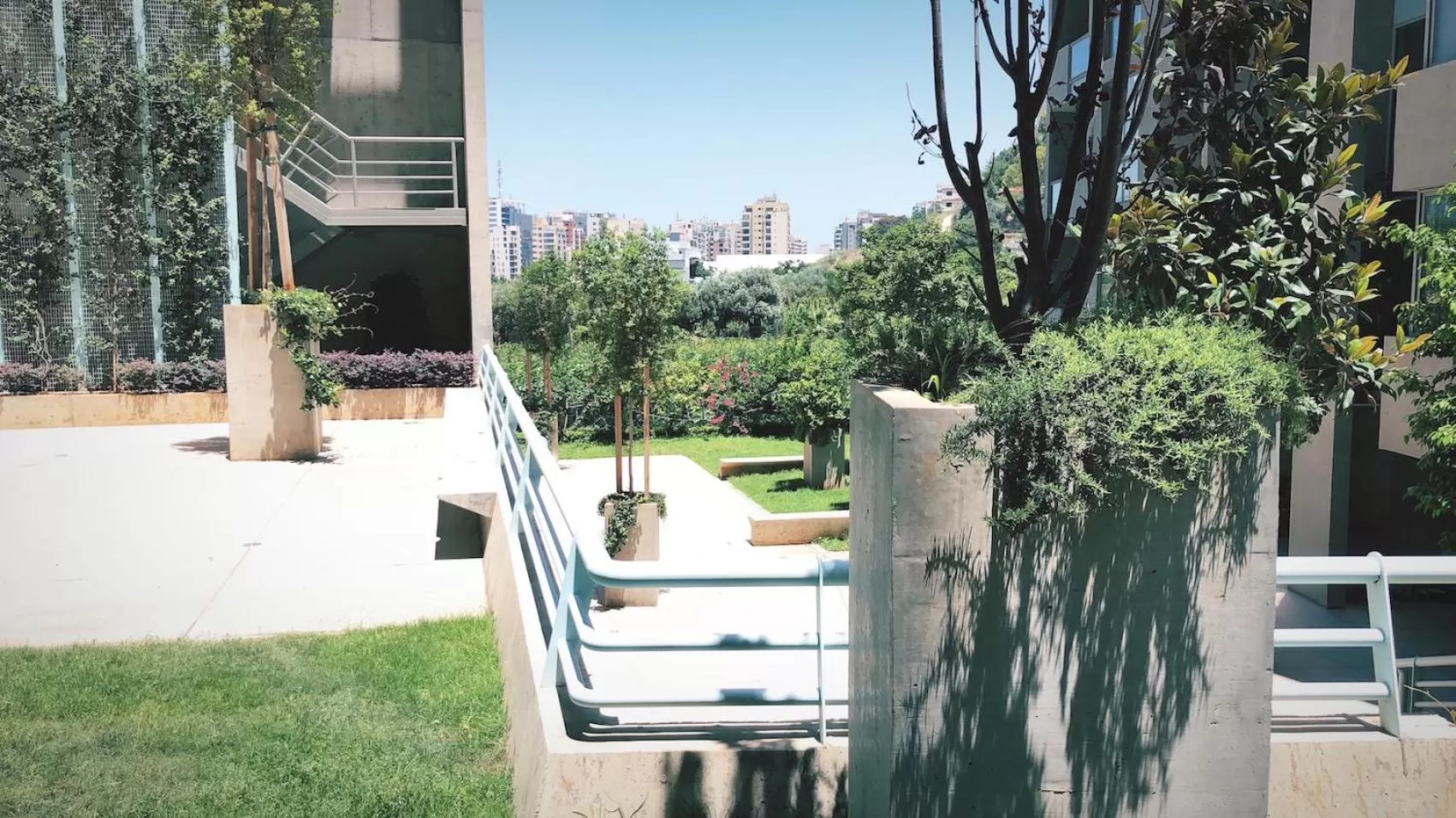 Garden in Bossa Nova Beirut Hotel