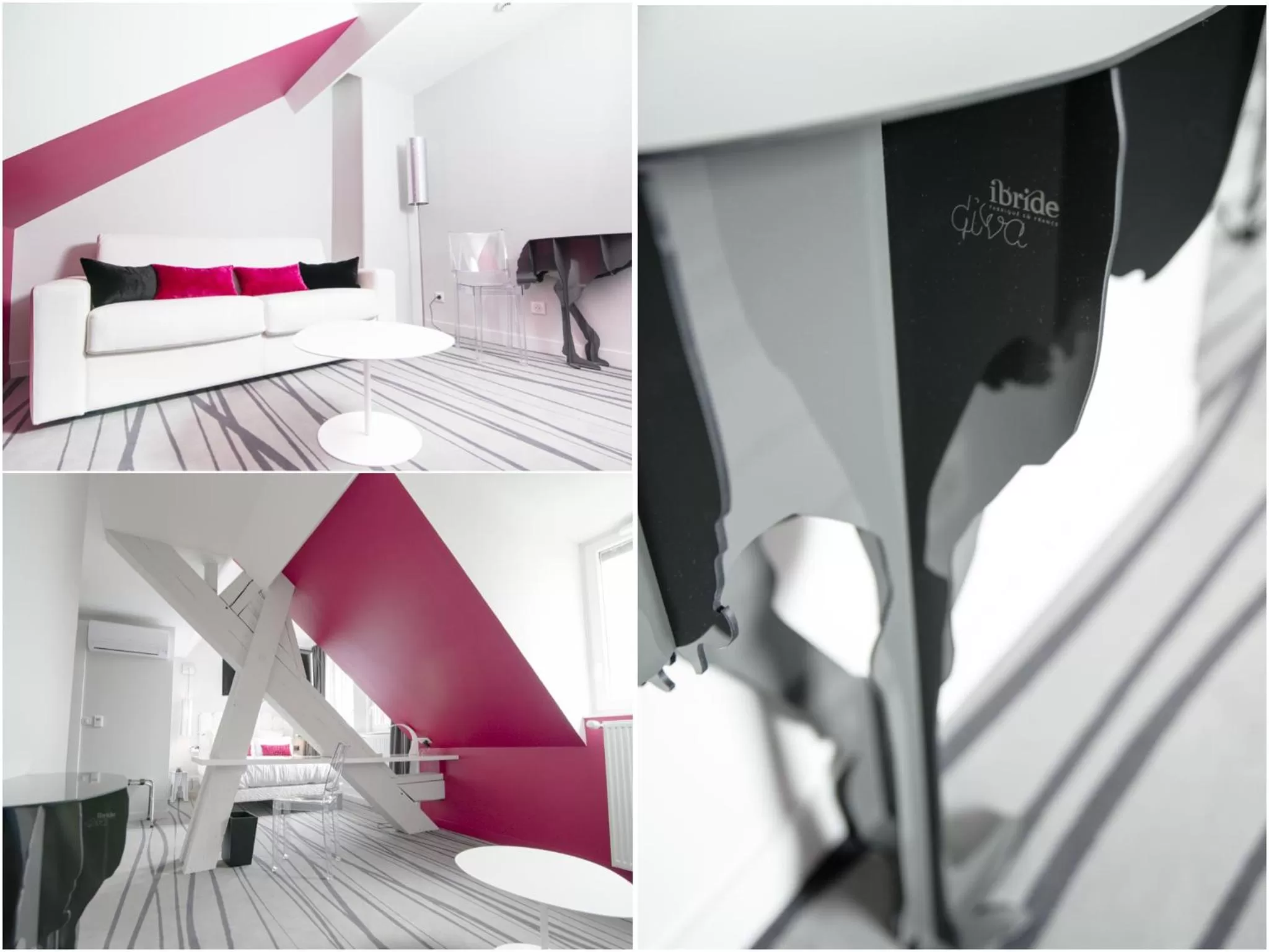 Decorative detail, Bed in Hotel Restaurant Les Capucins