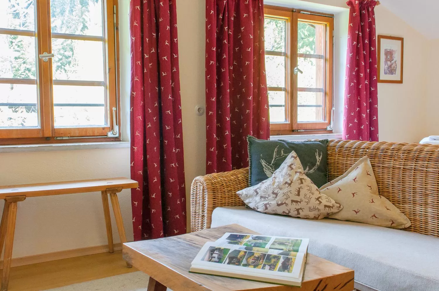 Decorative detail, Bed in Berggasthof Butzn Wirt