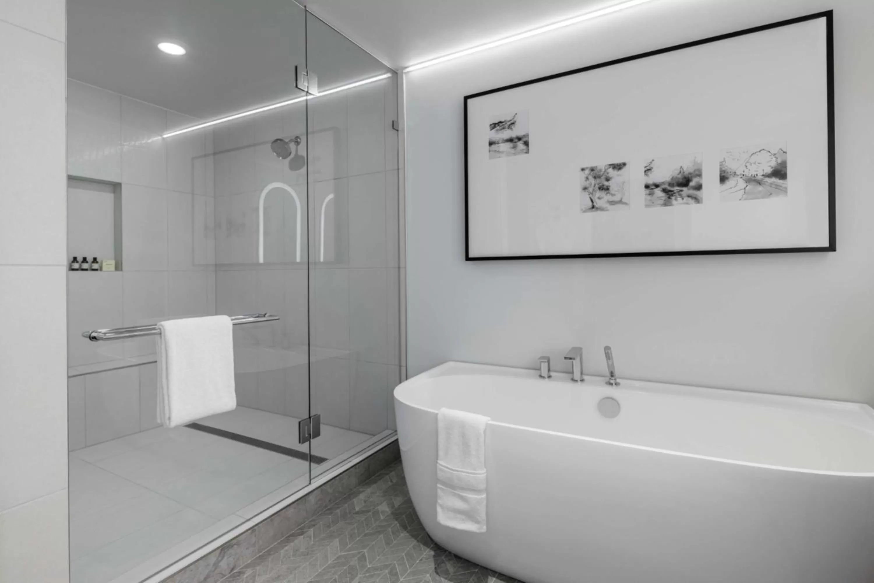 Bathroom in The Morrow Washington Dc, Curio Collection By Hilton