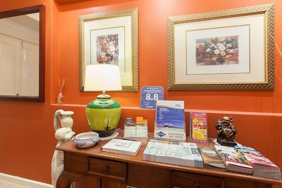 Lobby or reception in Arcadian Bed & Breakfast