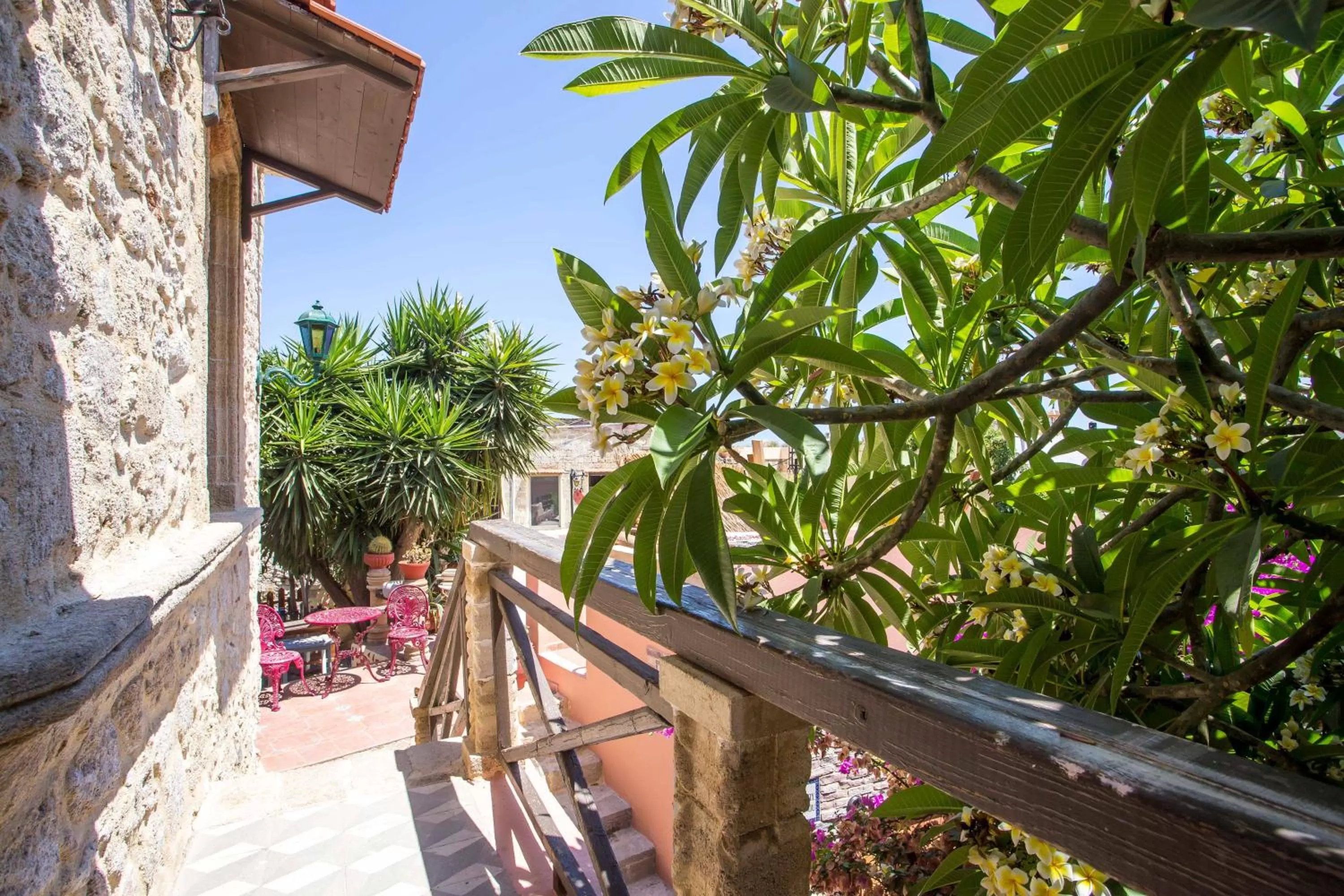 Patio in Attiki Hotel