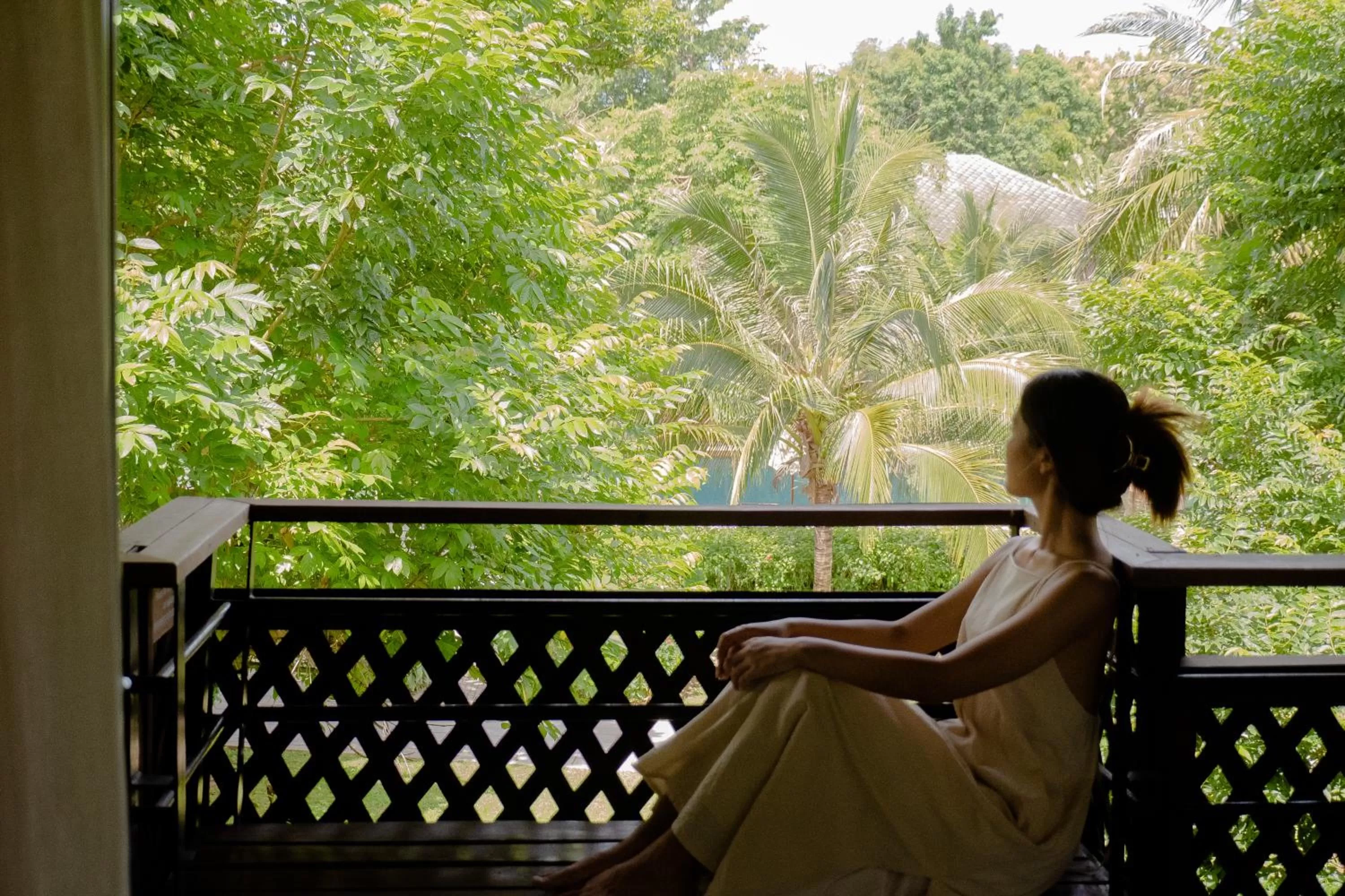 Balcony/Terrace in Royal River Kwai Resort and Spa