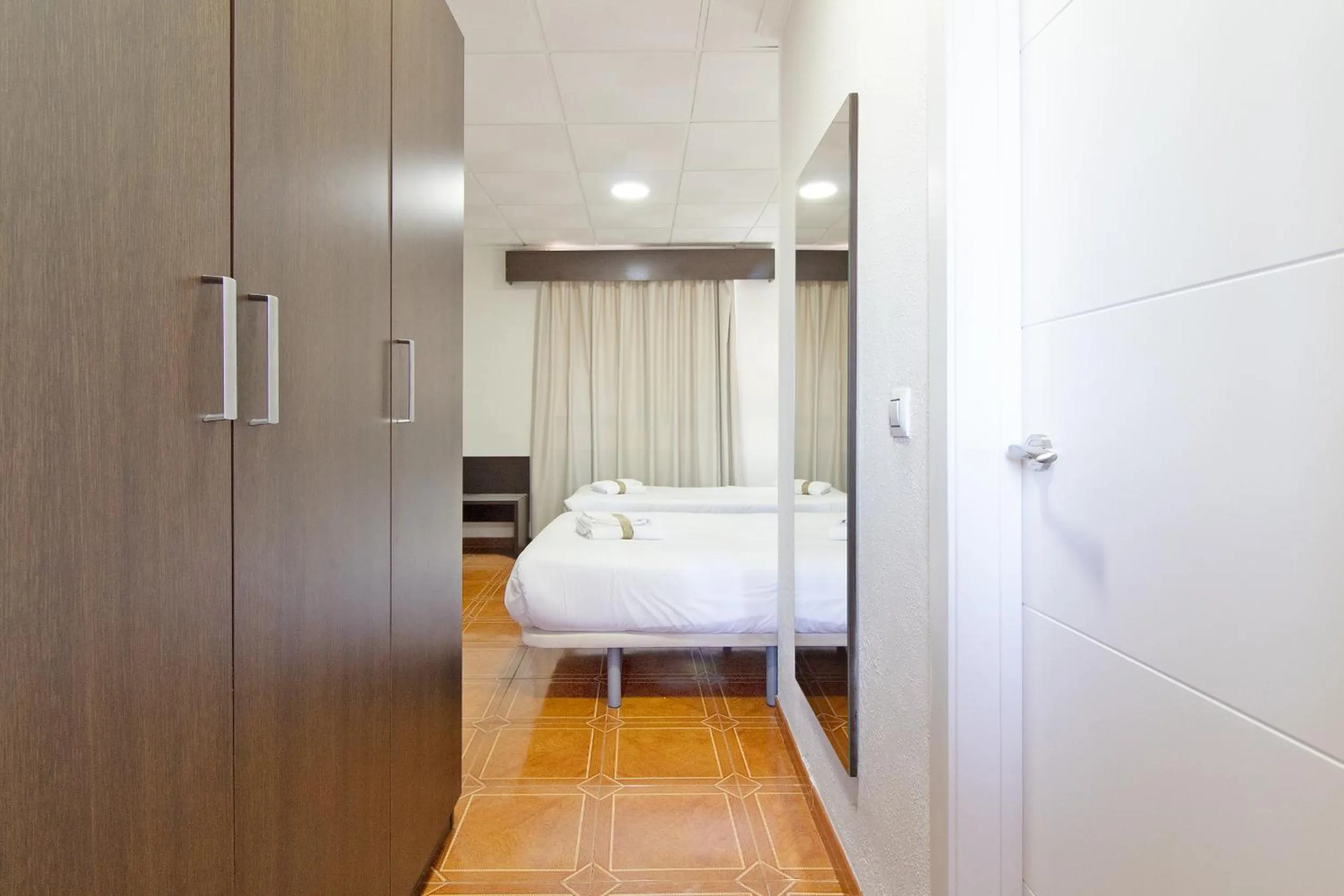 Bed in Hotel Sagunto