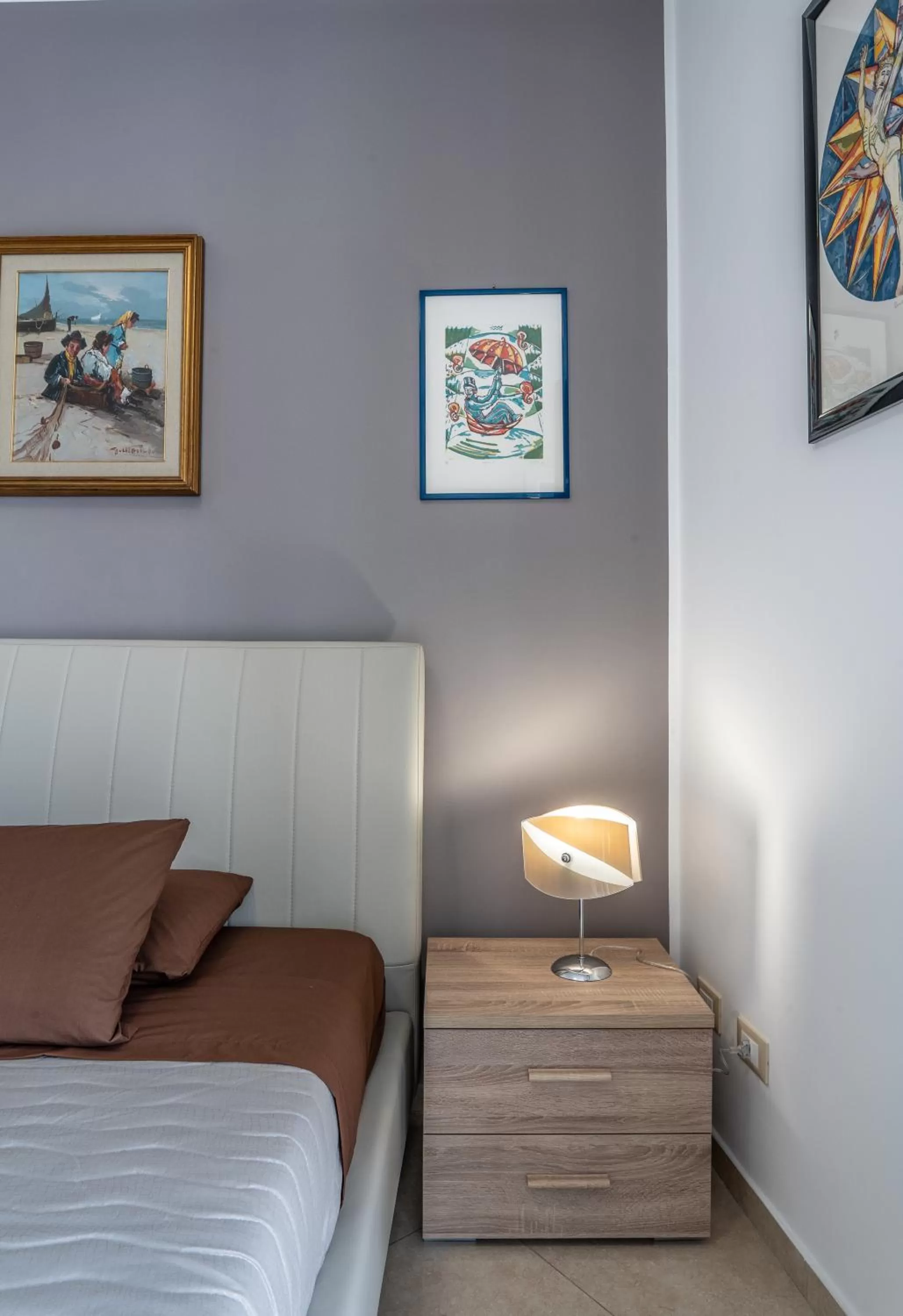 Bed in B&B Una Terrazza sul Golfo di Sferracavallo