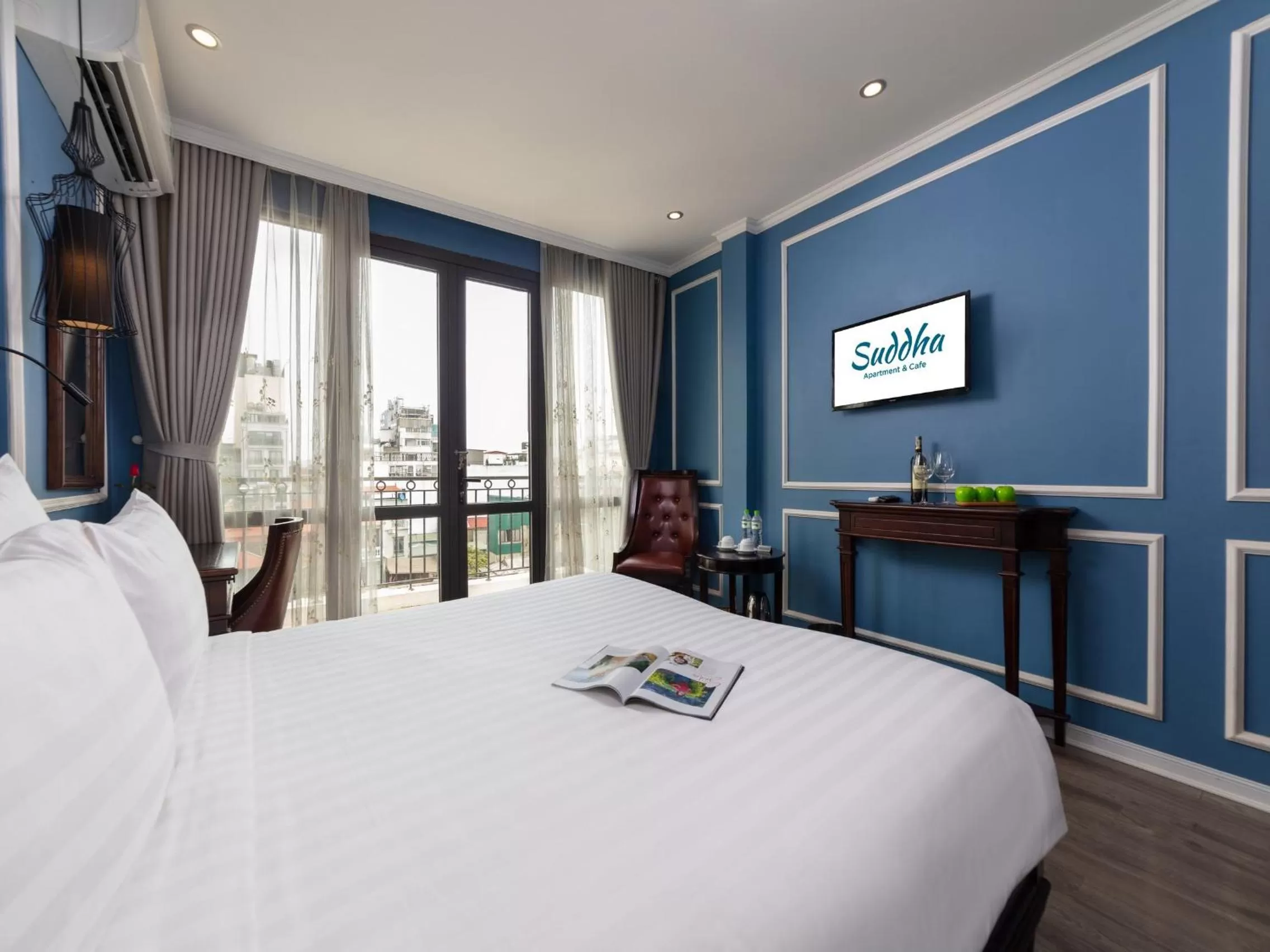 View (from property/room), Bed in Suddha Boutique Hotel