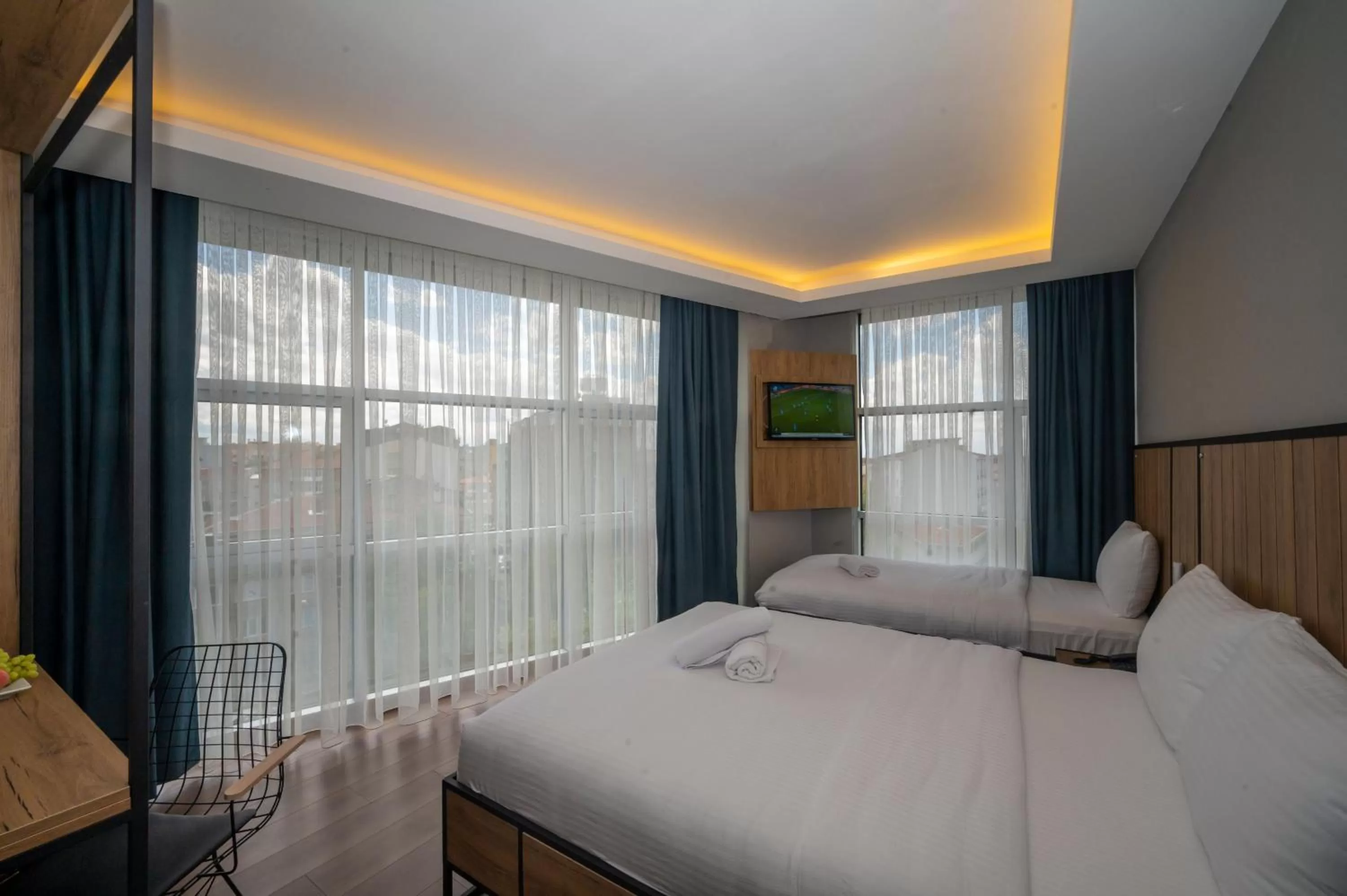 Bed in Çorlu Dem Hotel