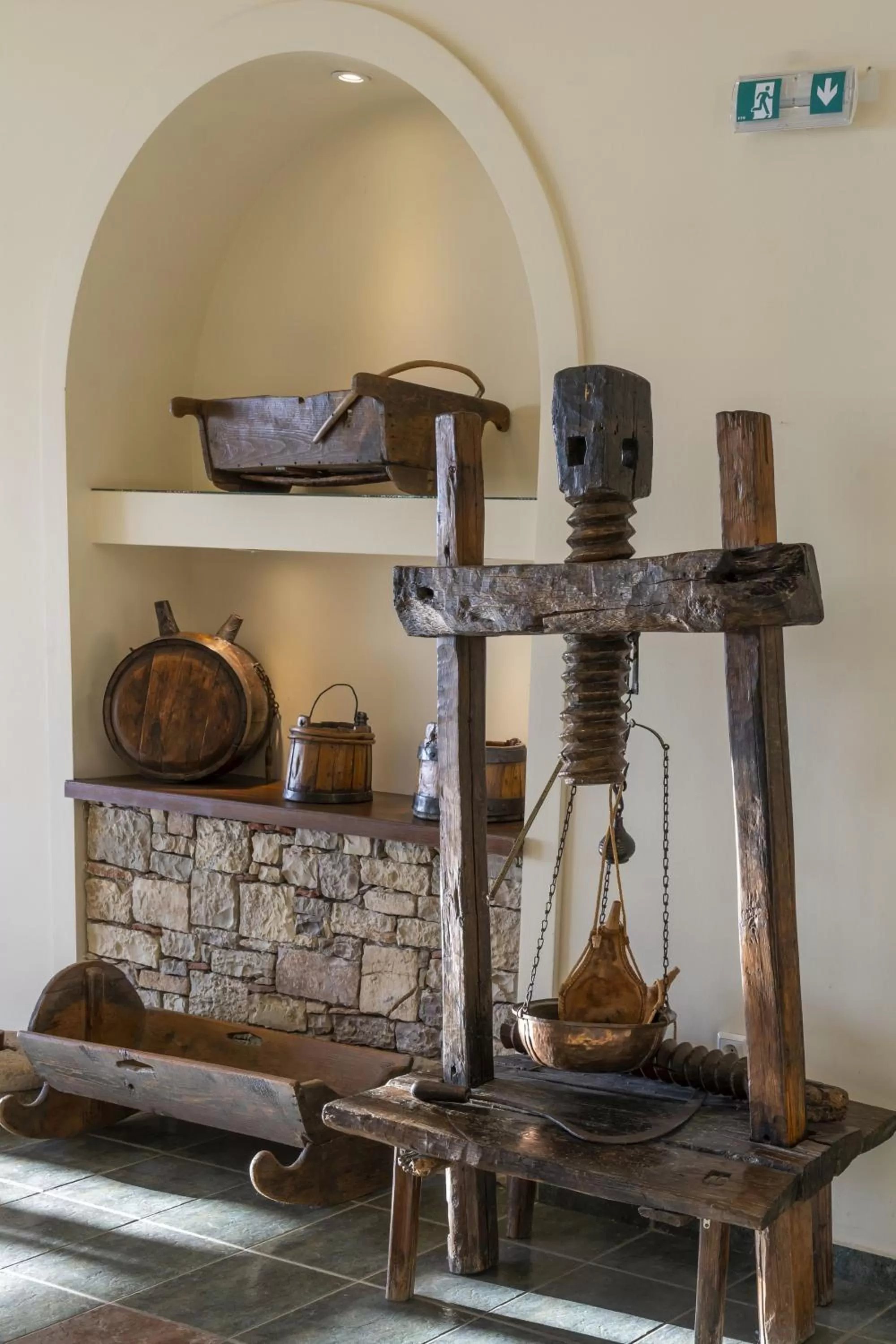 Decorative detail in Anemolia Mountain Resort