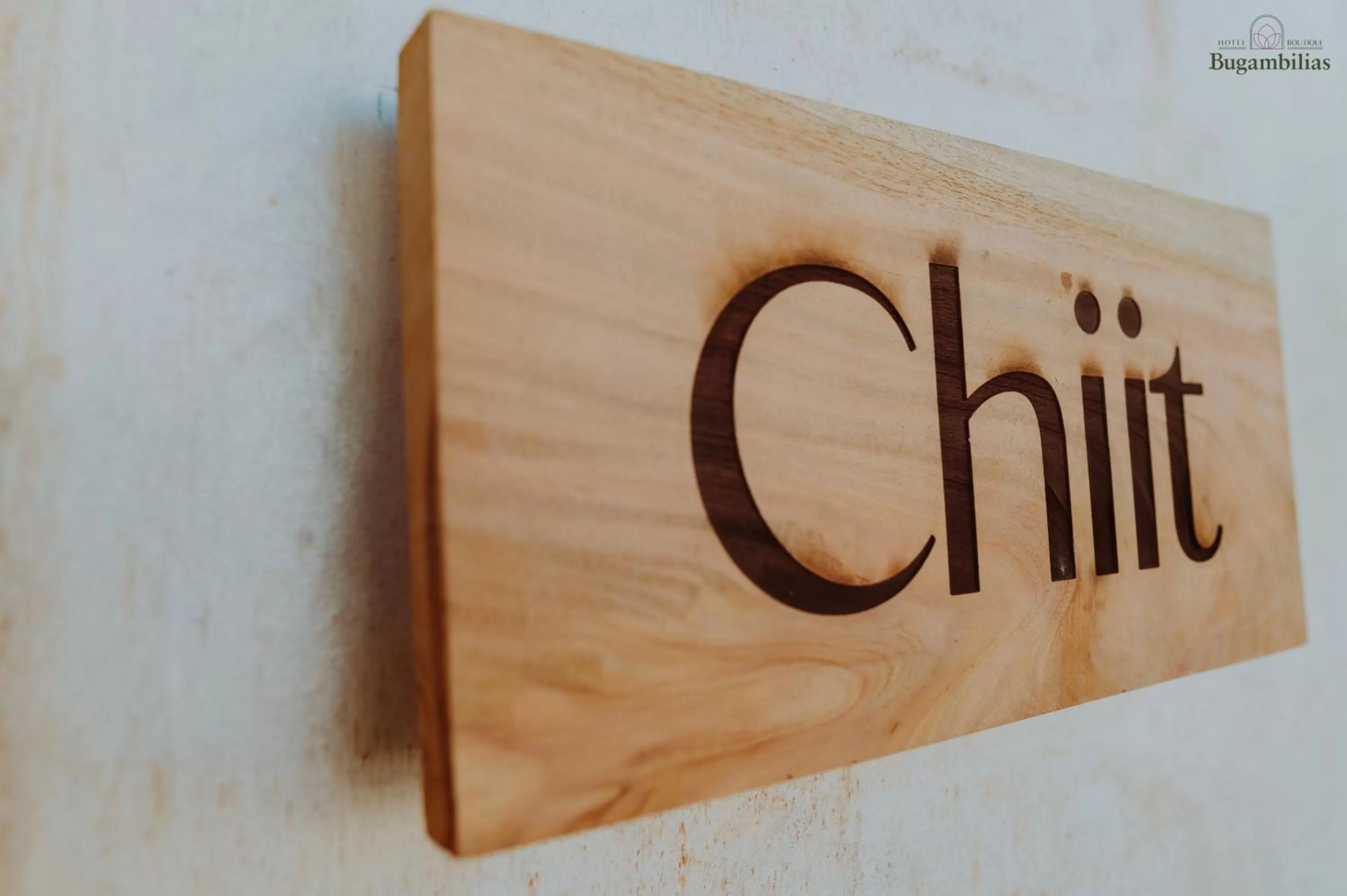 Logo/Certificate/Sign in Hotel Boutique Bugambilias