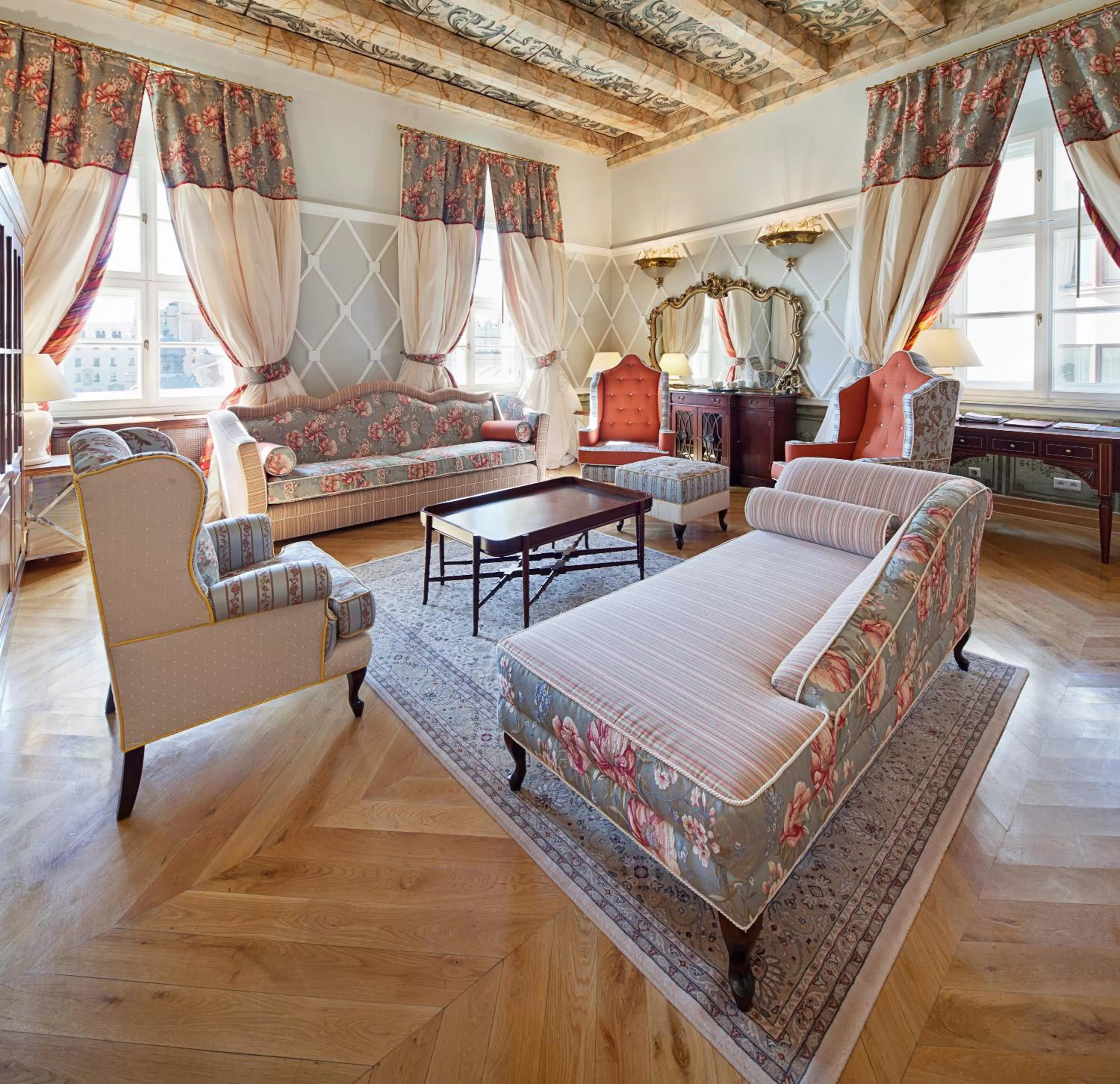 Living room, Bed in The Bonerowski Palace Boutique Hotel
