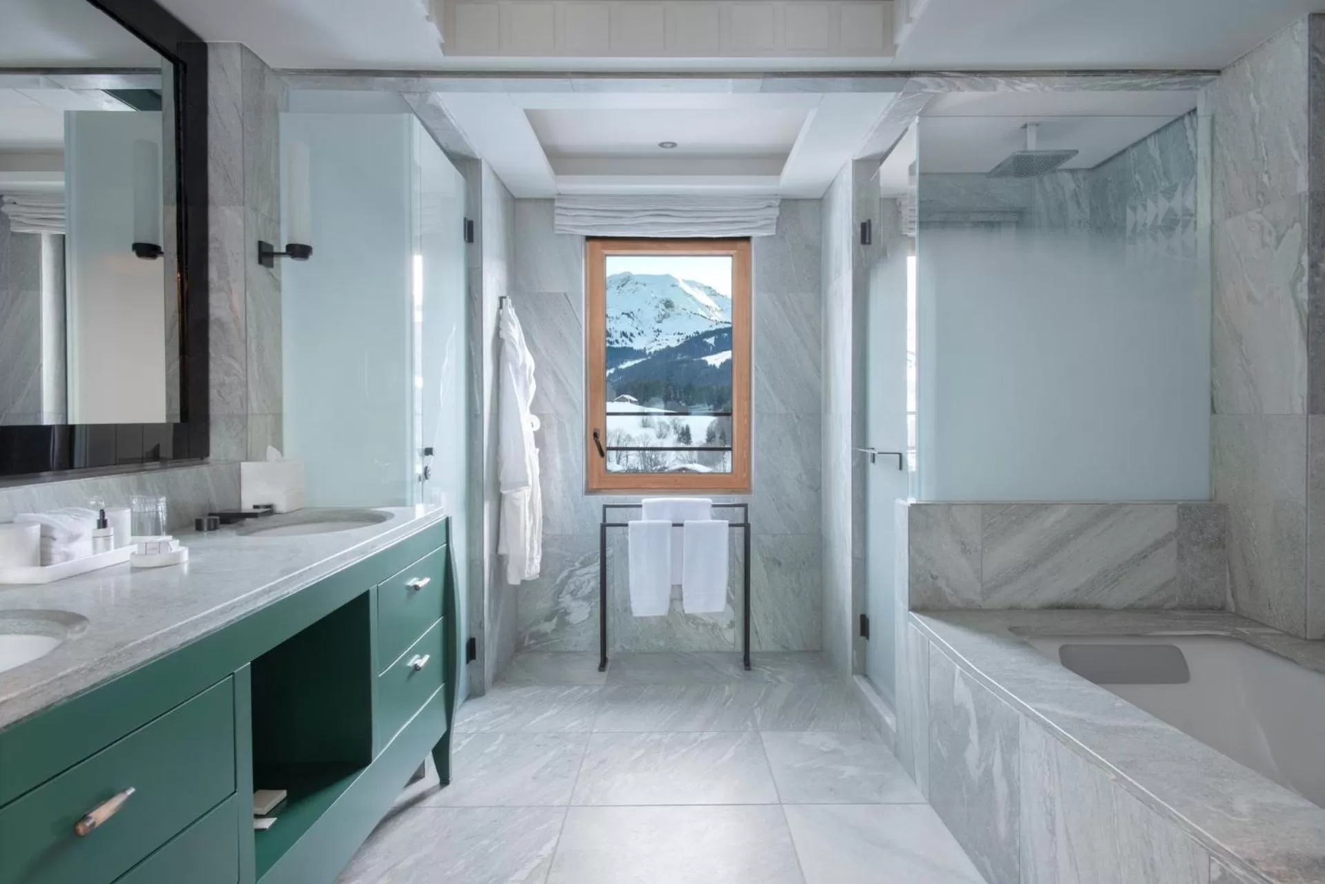 Shower in Four Seasons Resort Megève