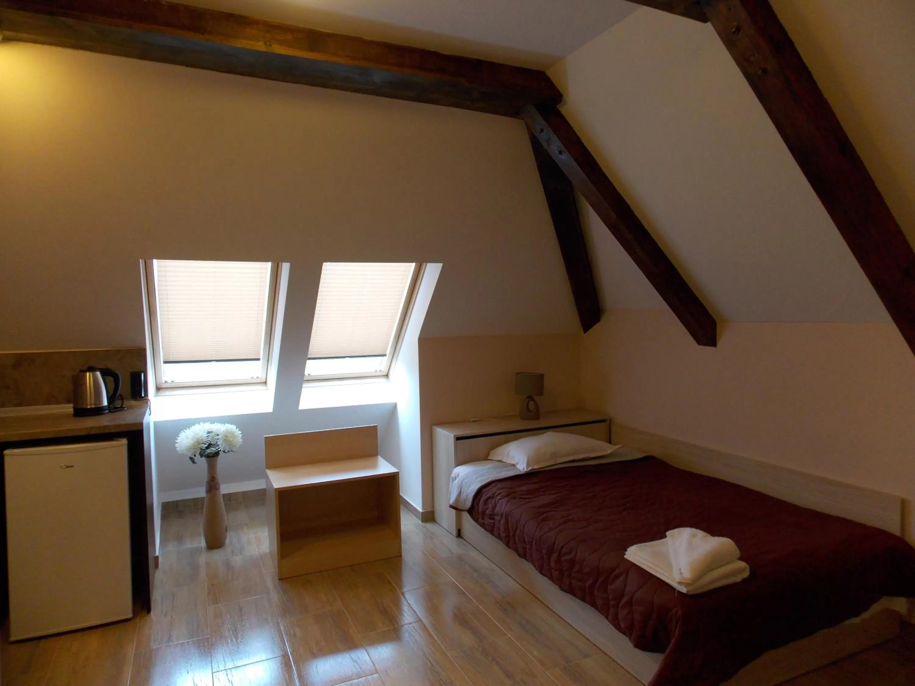 Bed in Apart Hotel Rosen