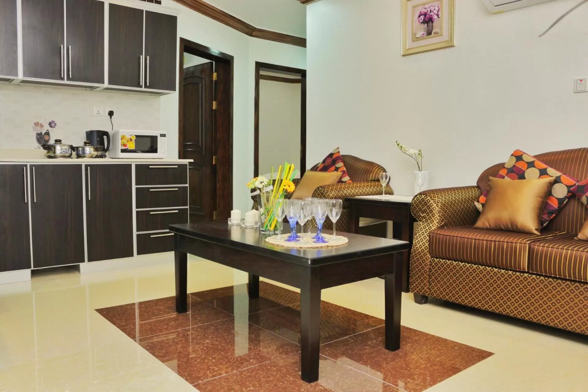 Living room, Seating Area in Natwan Furnished unites