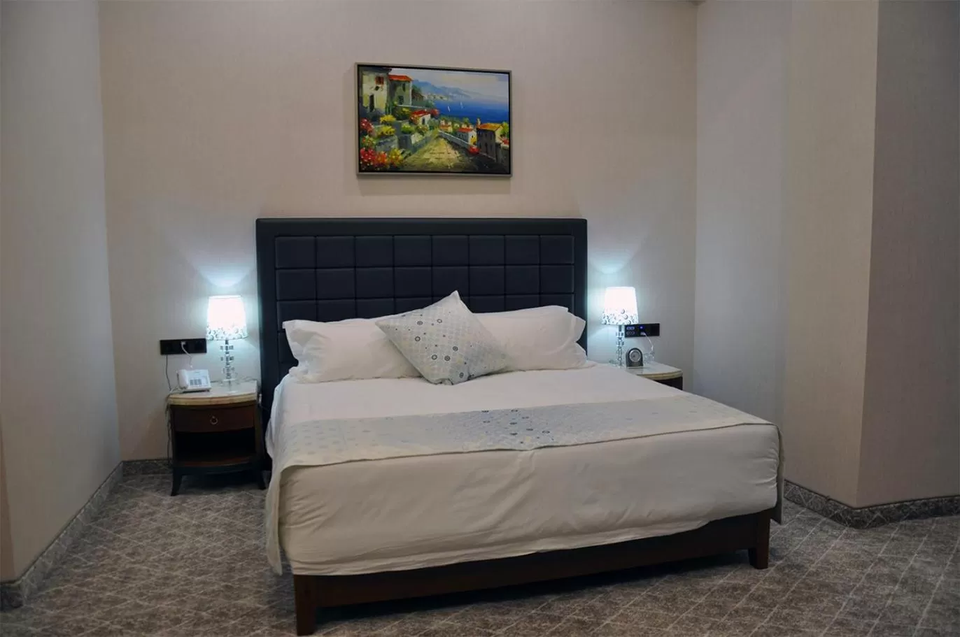 Bed in Parliament Palace Hotel