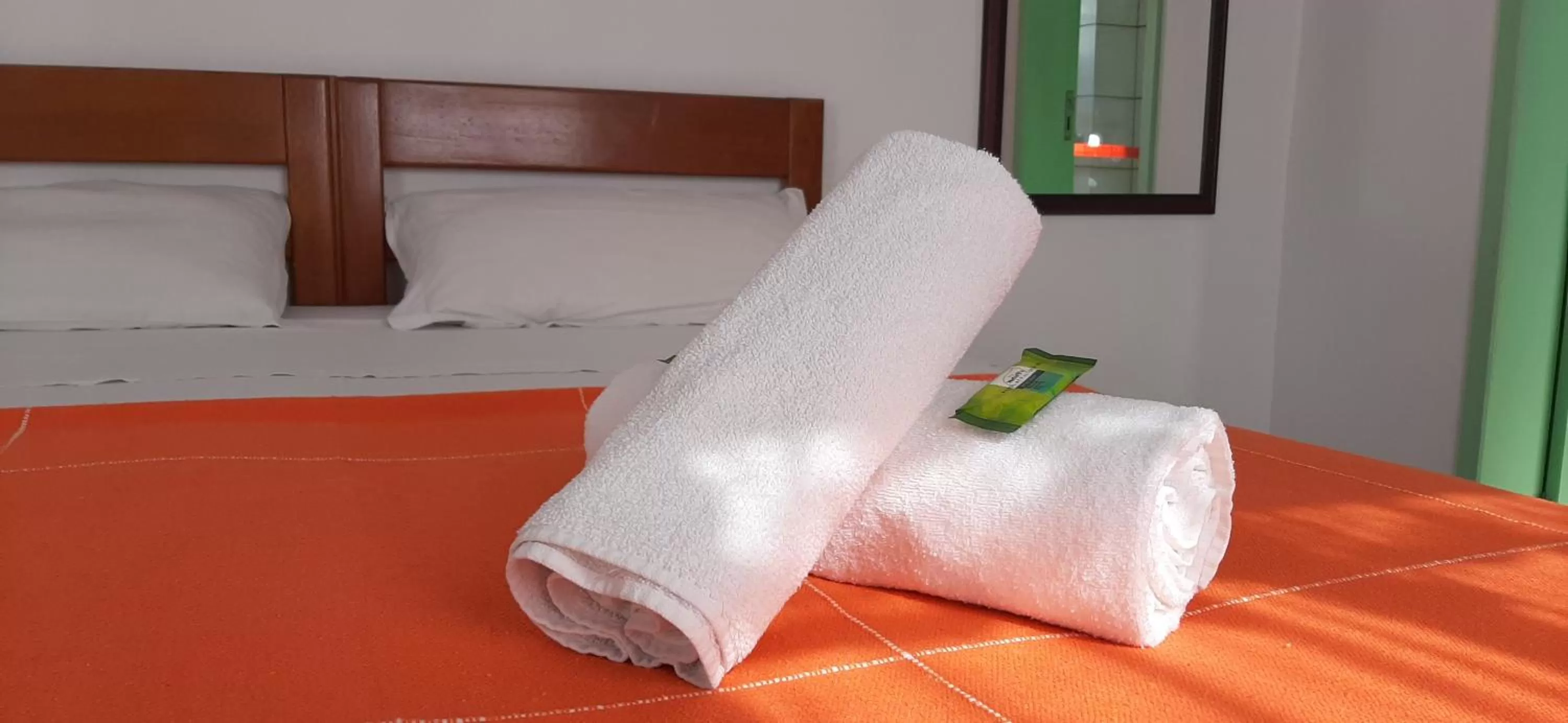 Bed in Pousada Milani