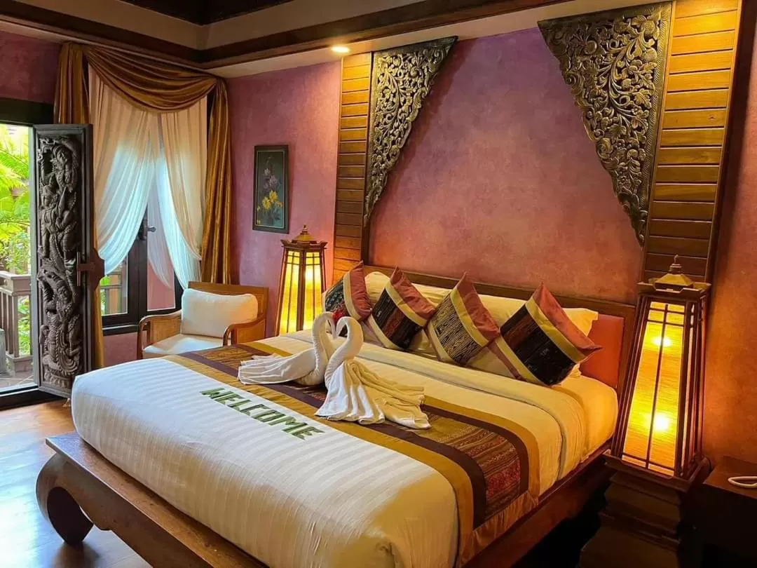 Bedroom, Bed in Amata Lanna Village อมตะล้านนาวิลเลจ