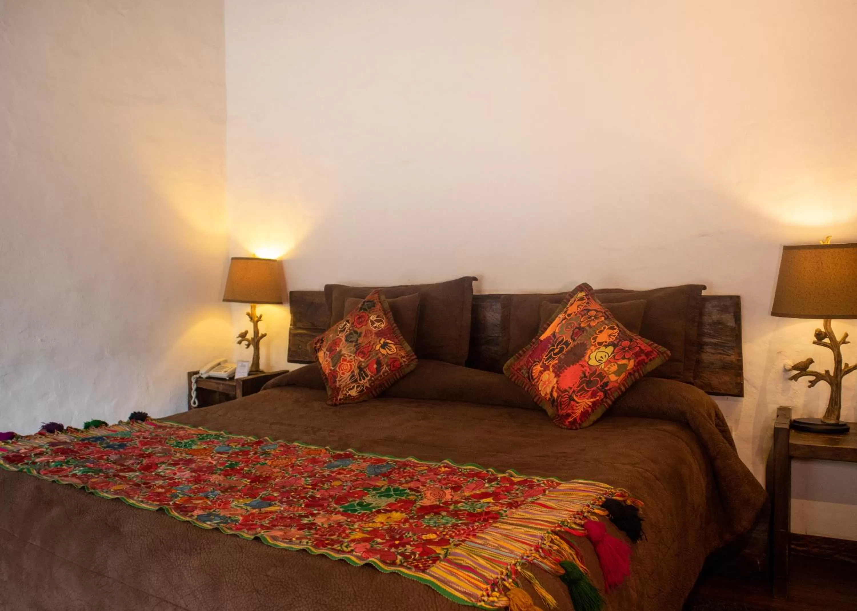 Bed in Hacienda Hostería Dos Chorreras