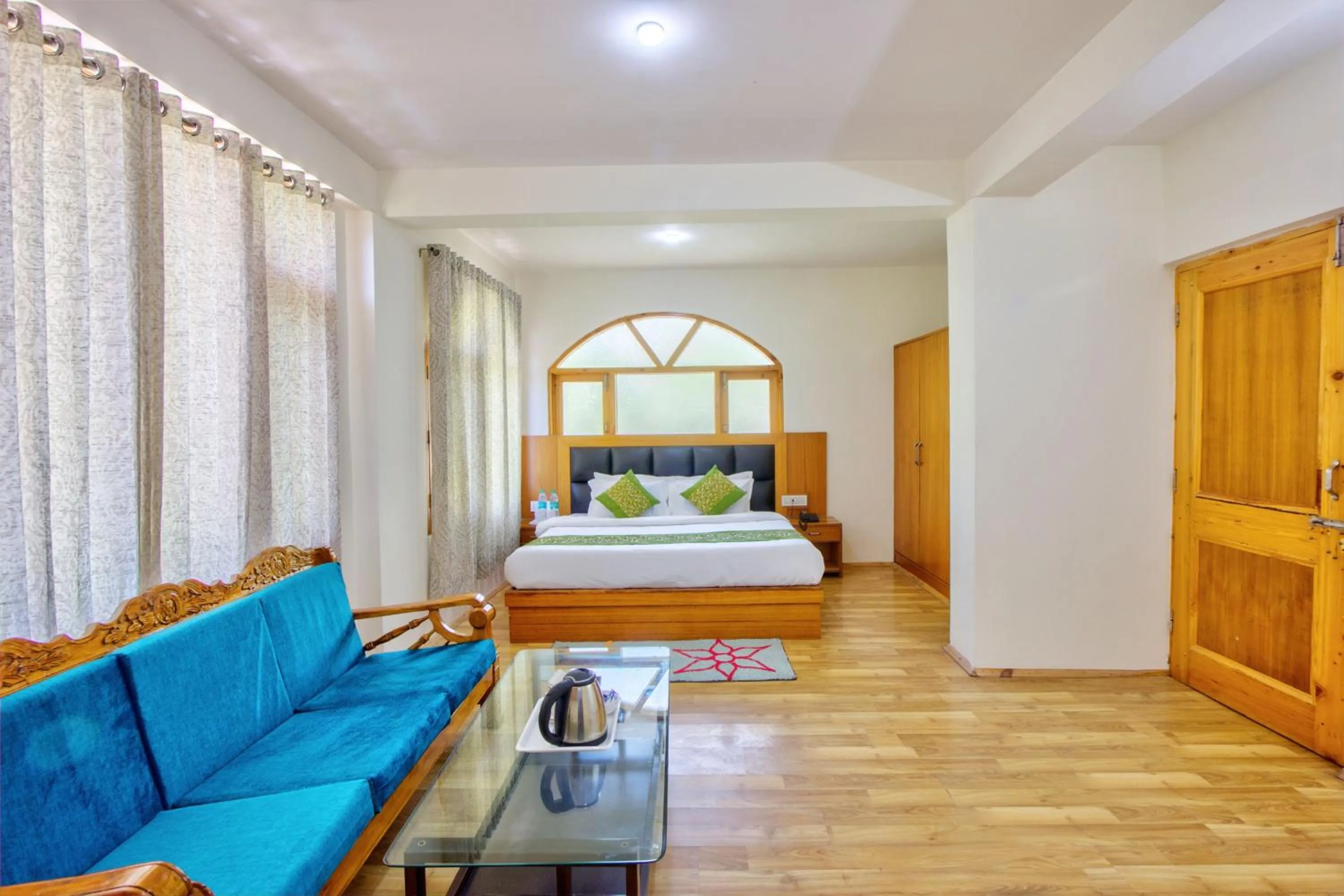 Bed in Thrill Nature Cottage