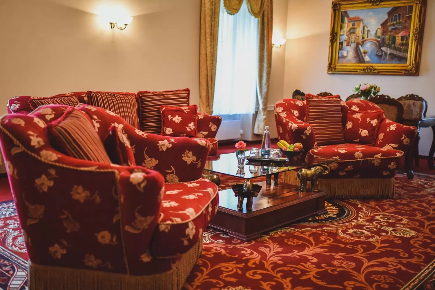 Living room in Zámek Kamenný Dvůr