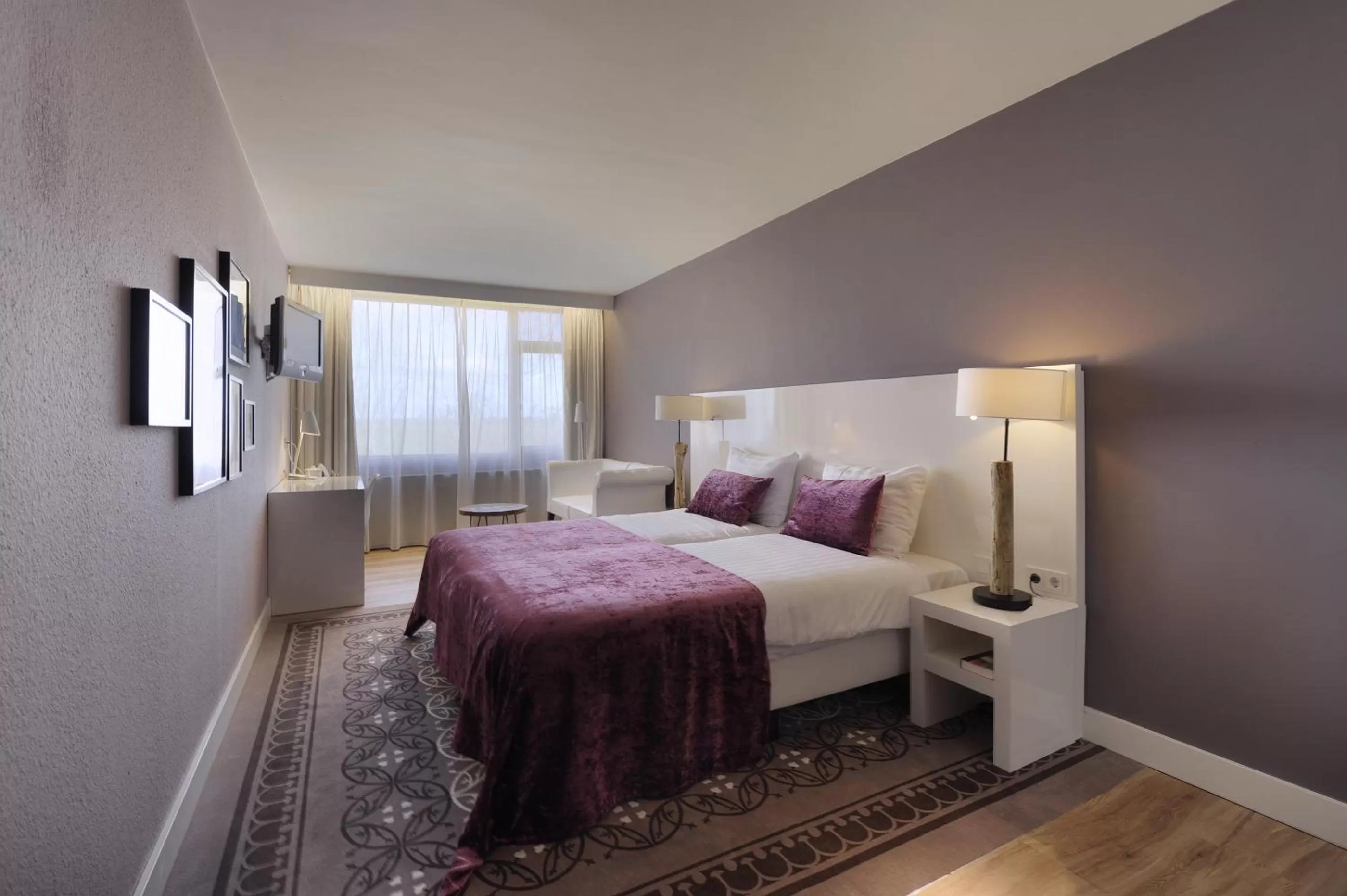 Photo of the whole room, Bed in Van der Valk Hotel Groningen-Westerbroek