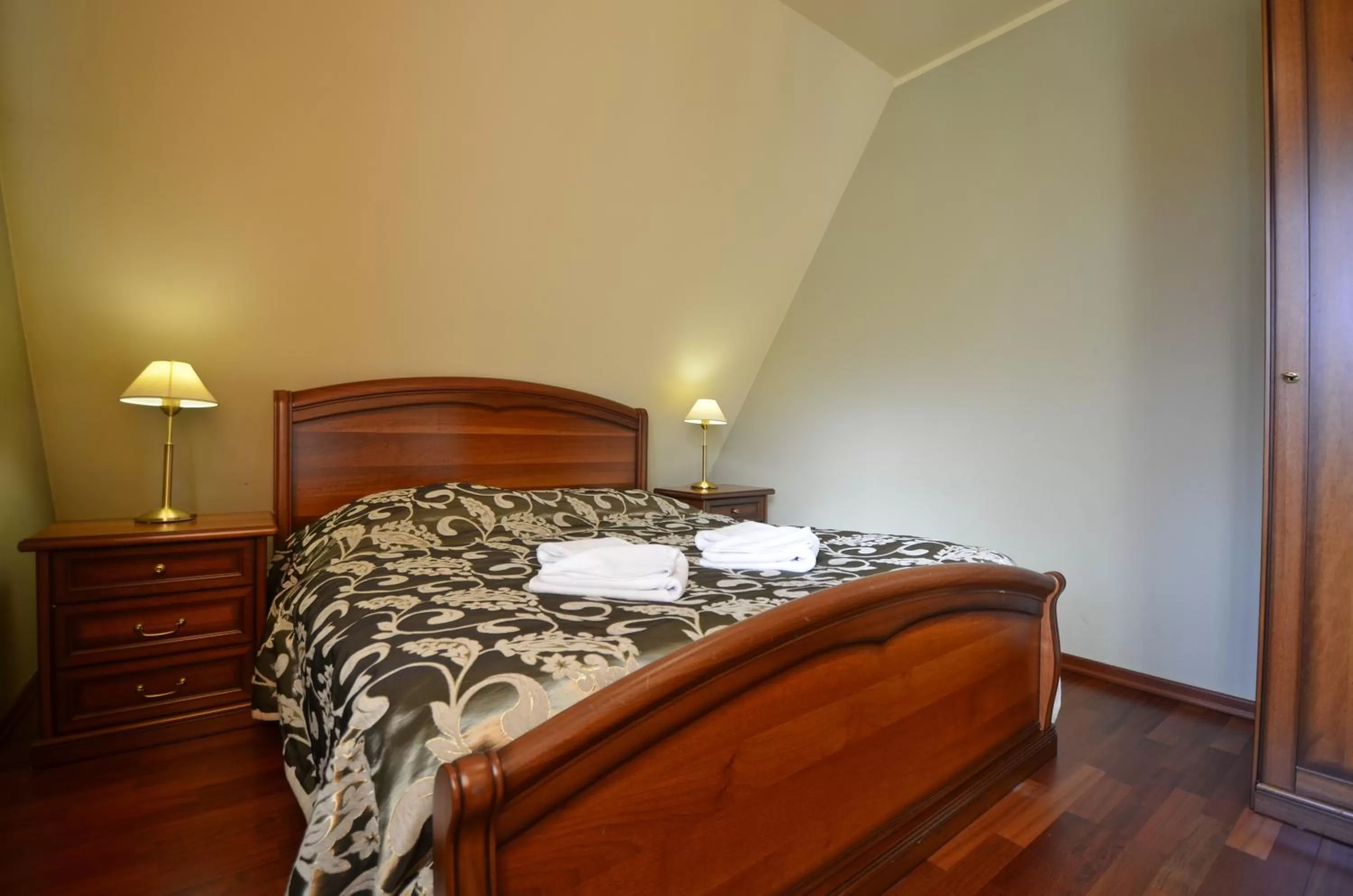 Bed in Pensjonat Nad Rzeką