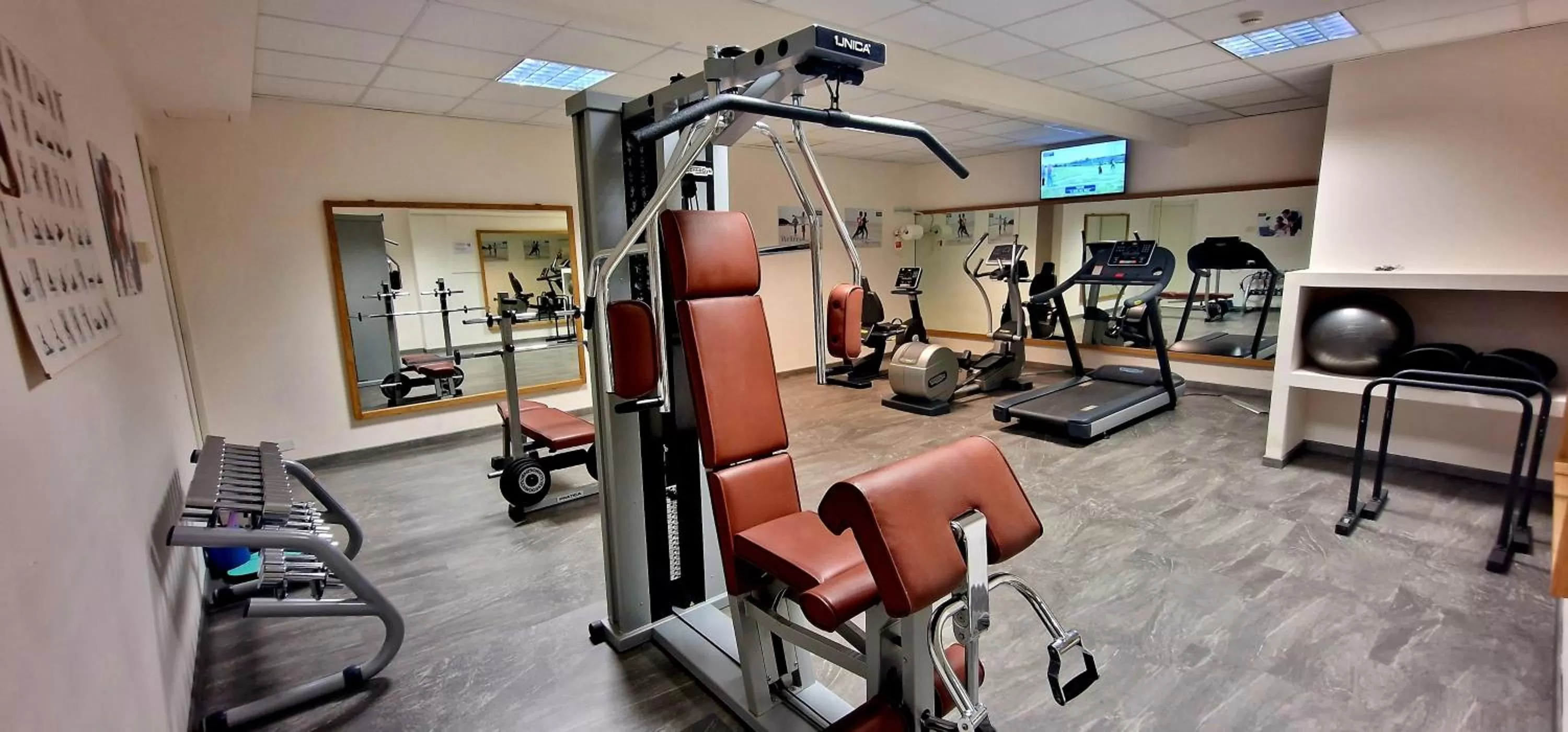 Fitness centre/facilities in Hotel Laurin