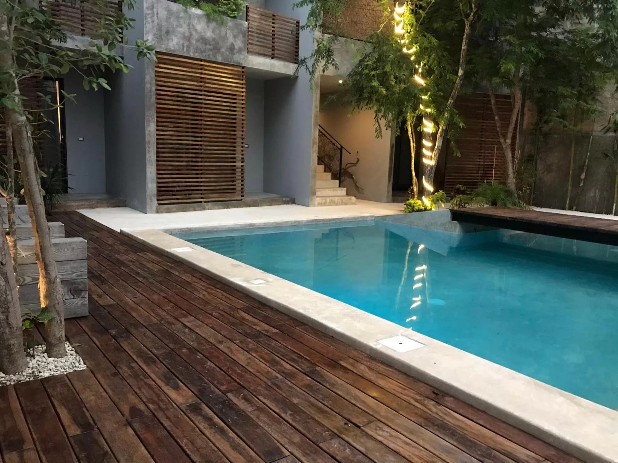 Swimming pool in Little Gem Hotel Tulum La Veleta