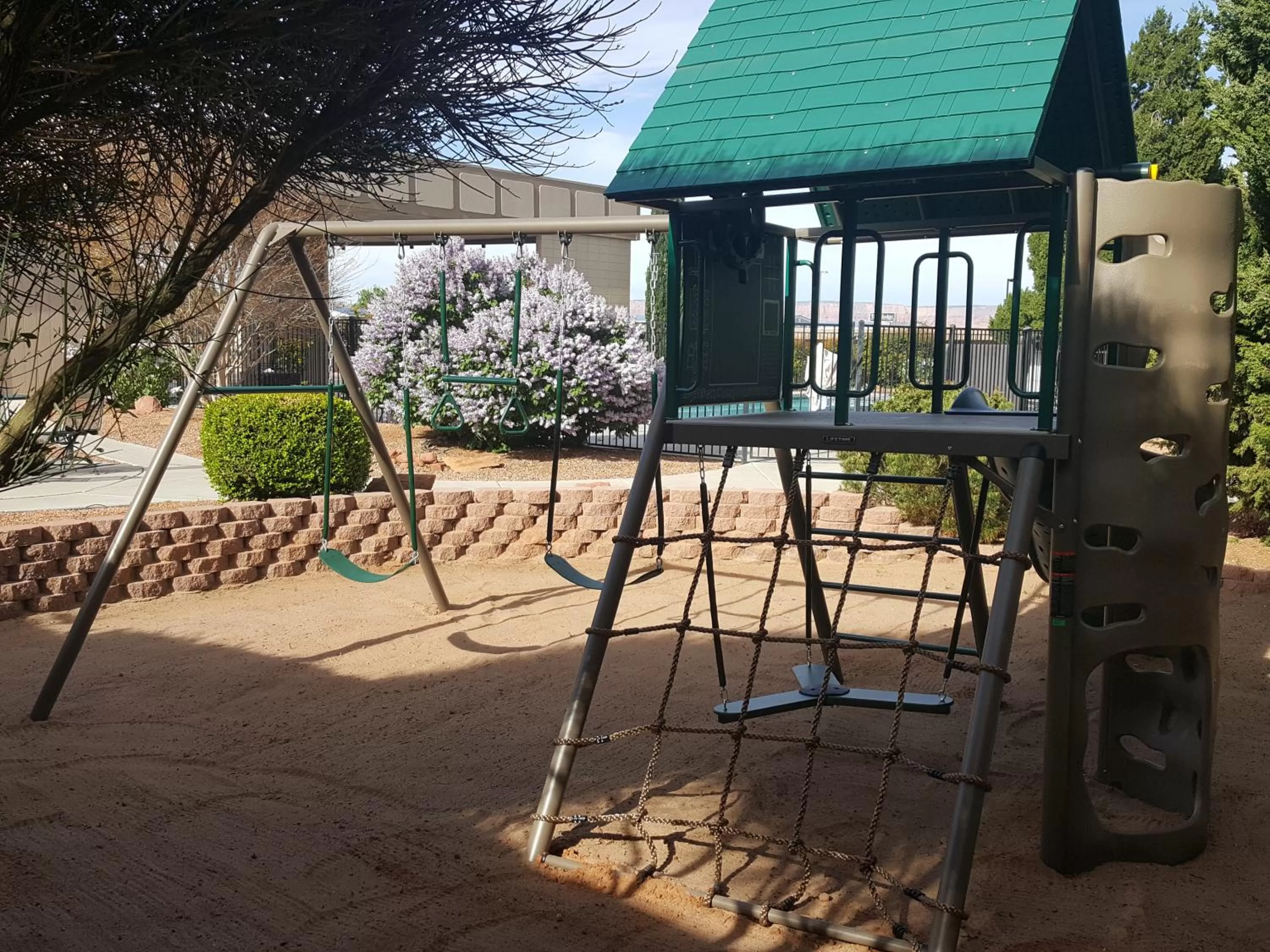 Children play ground in Lake Powell Canyon Inn