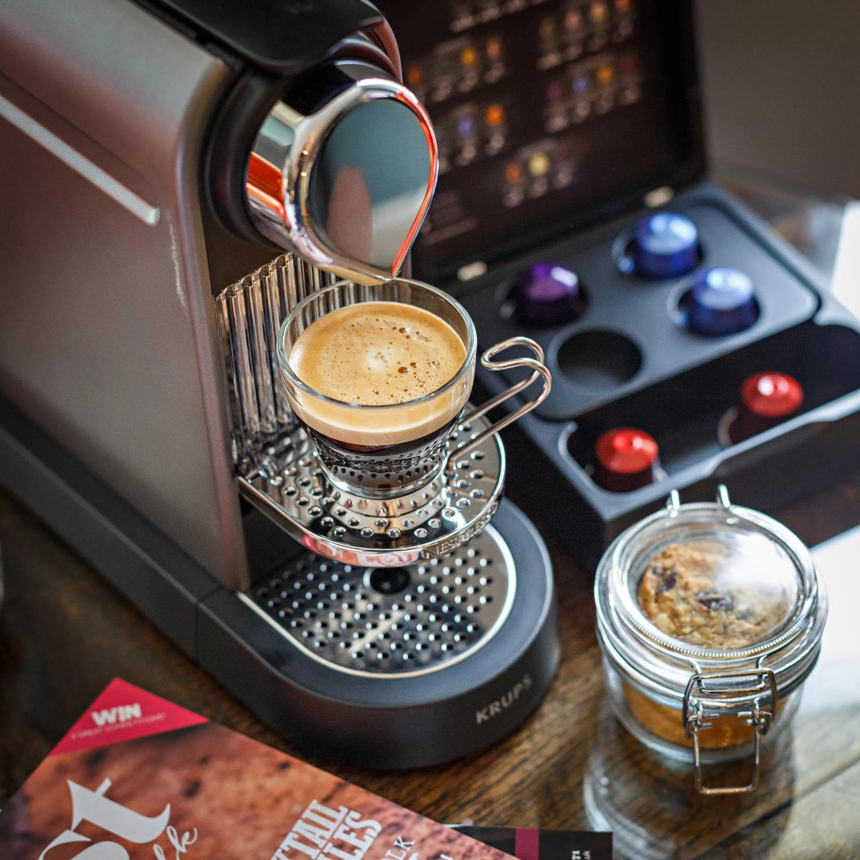Coffee/tea facilities in The Assembly House in central Norwich