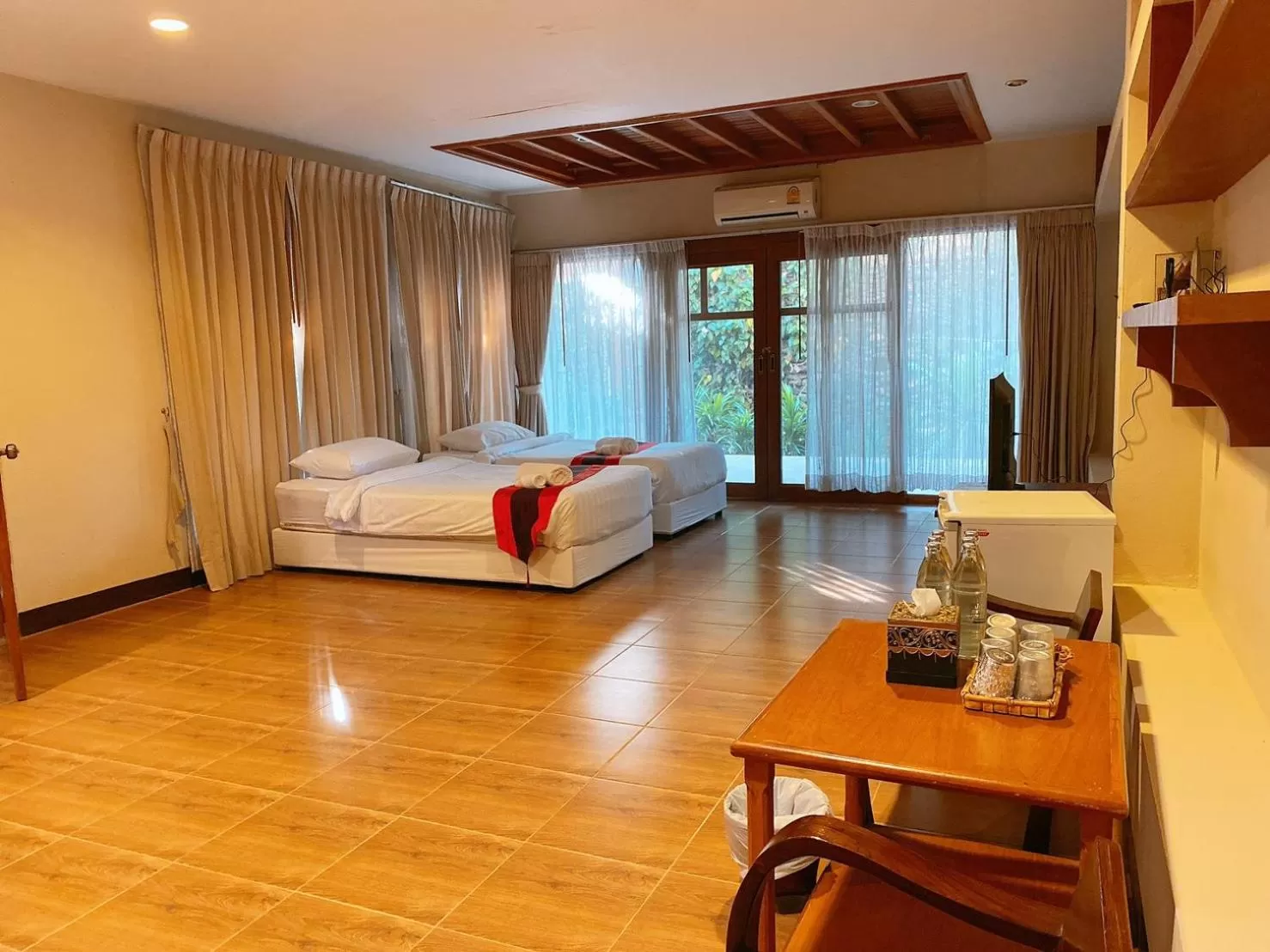 Bed in Sasidara Resort Nan