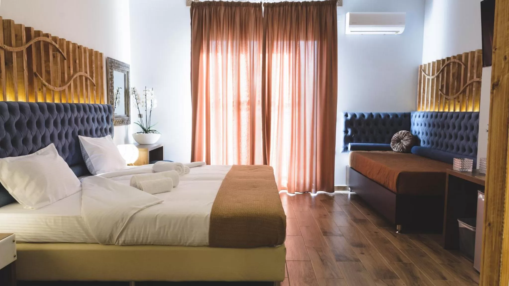 Bed in Dome Rooms Downtown