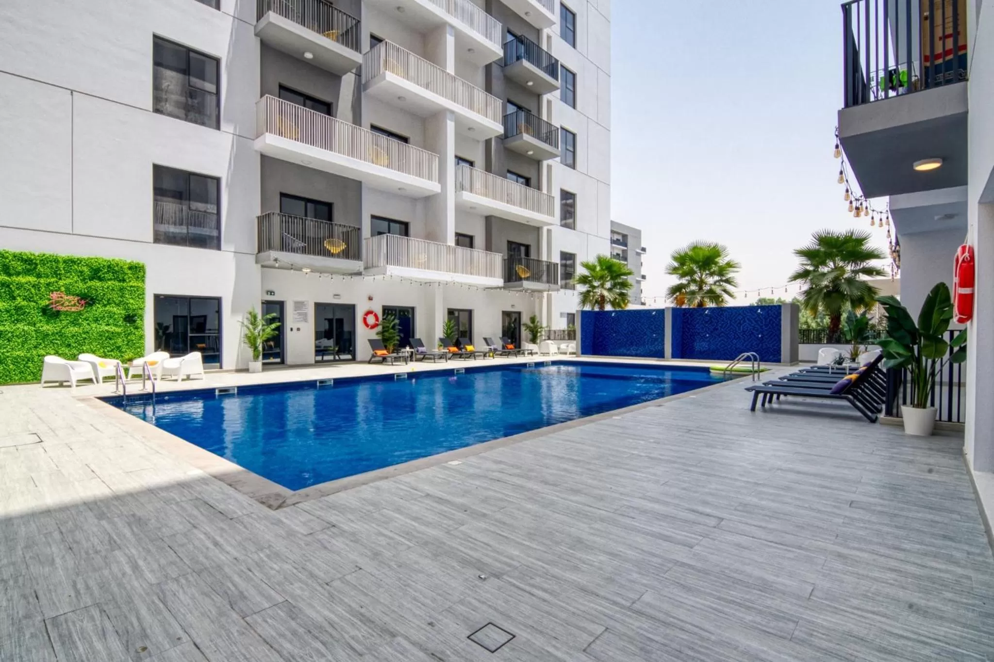 Swimming pool in YouCo coliving Dubai