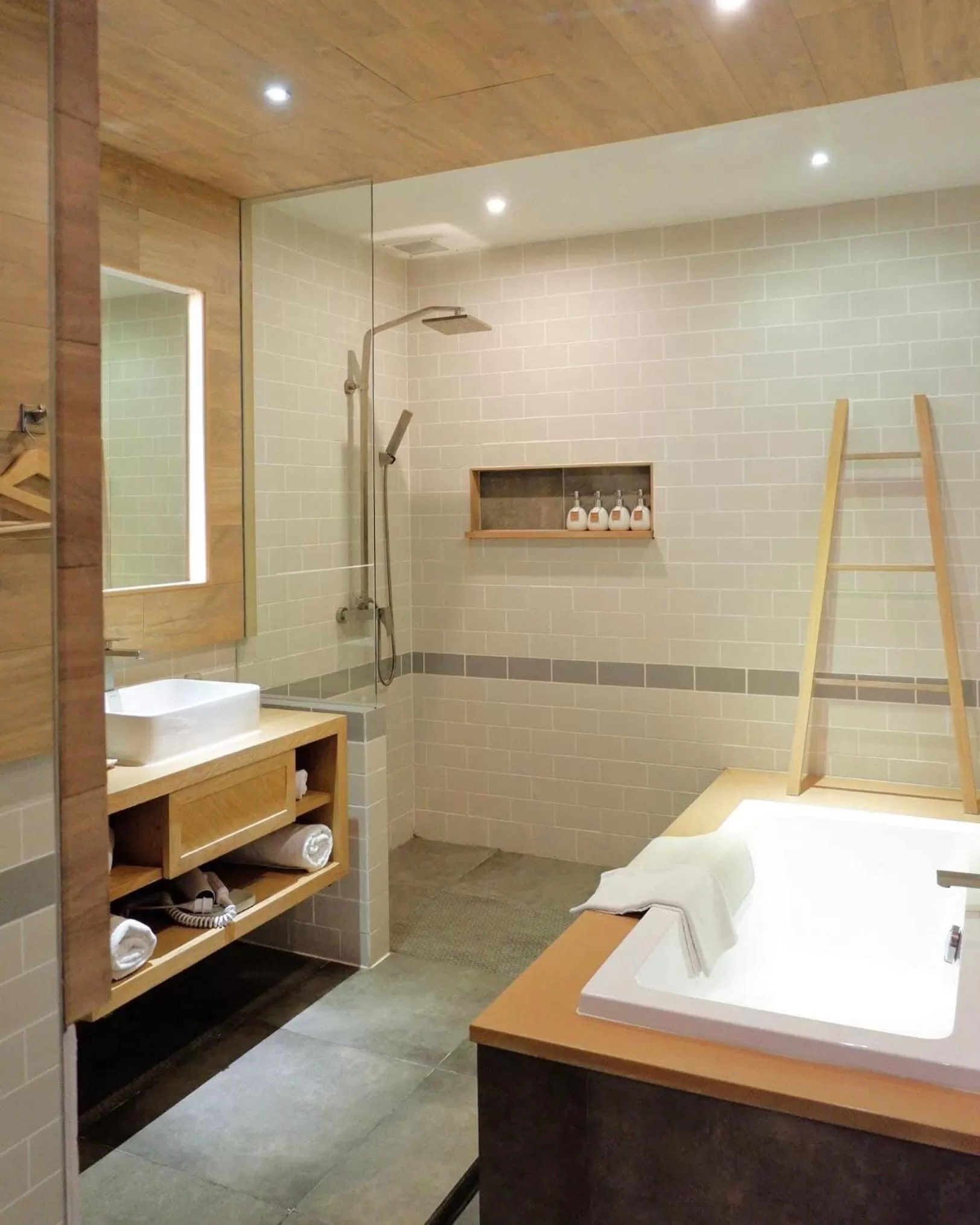 Bathroom in Fusion Suites Saigon