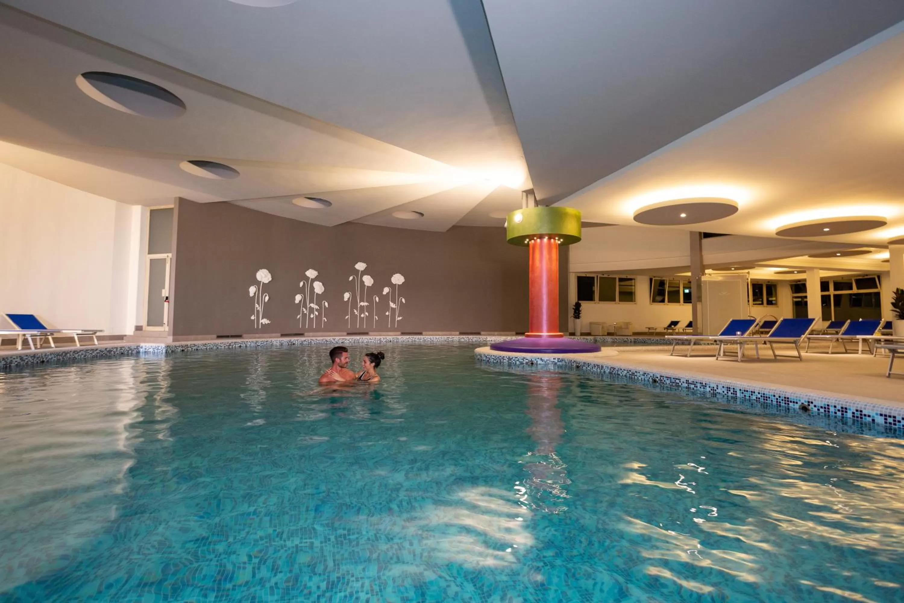 Swimming pool in Hotel Savoia Thermae & SPA