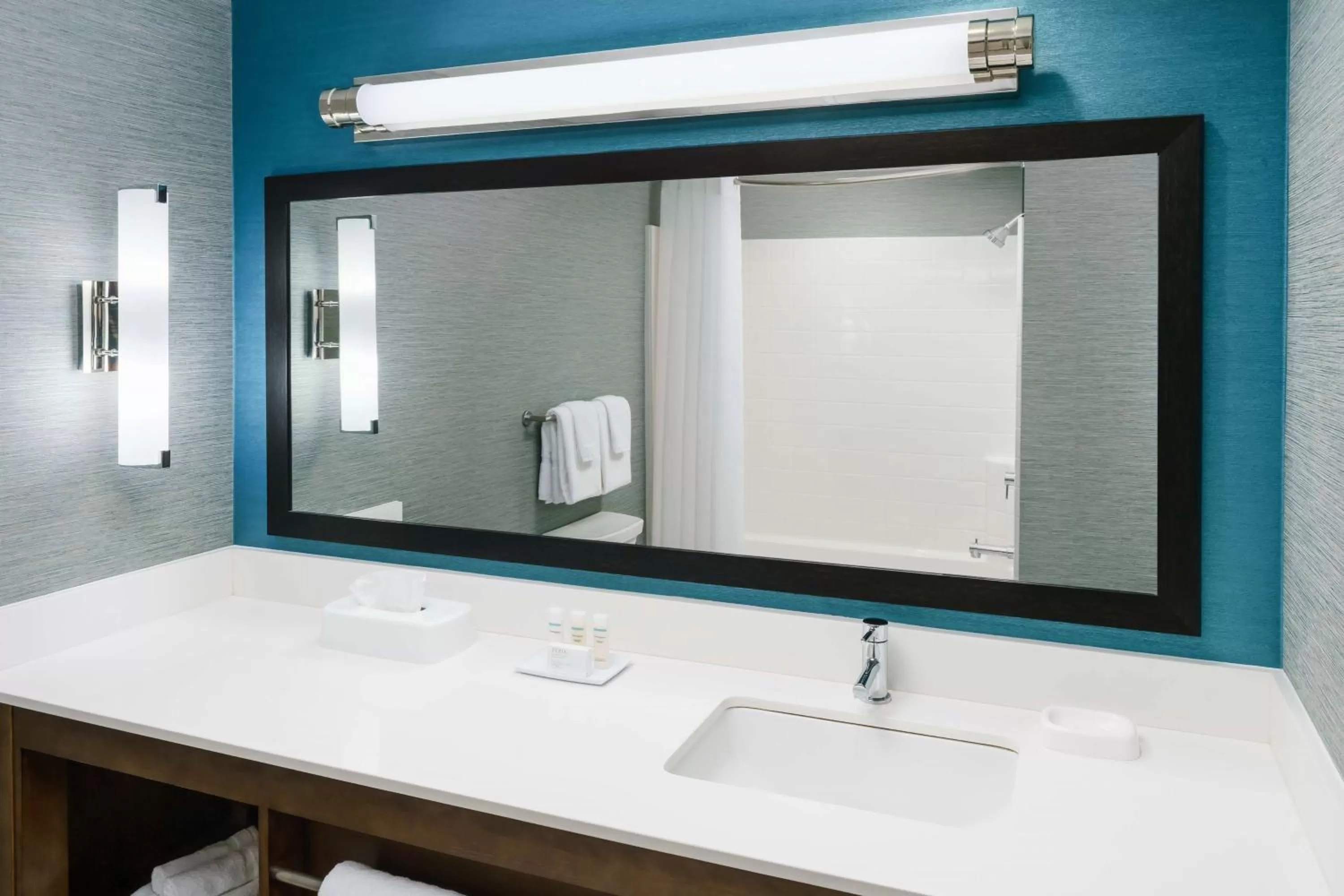 Bathroom in Homewood Suites by Hilton Myrtle Beach Oceanfront