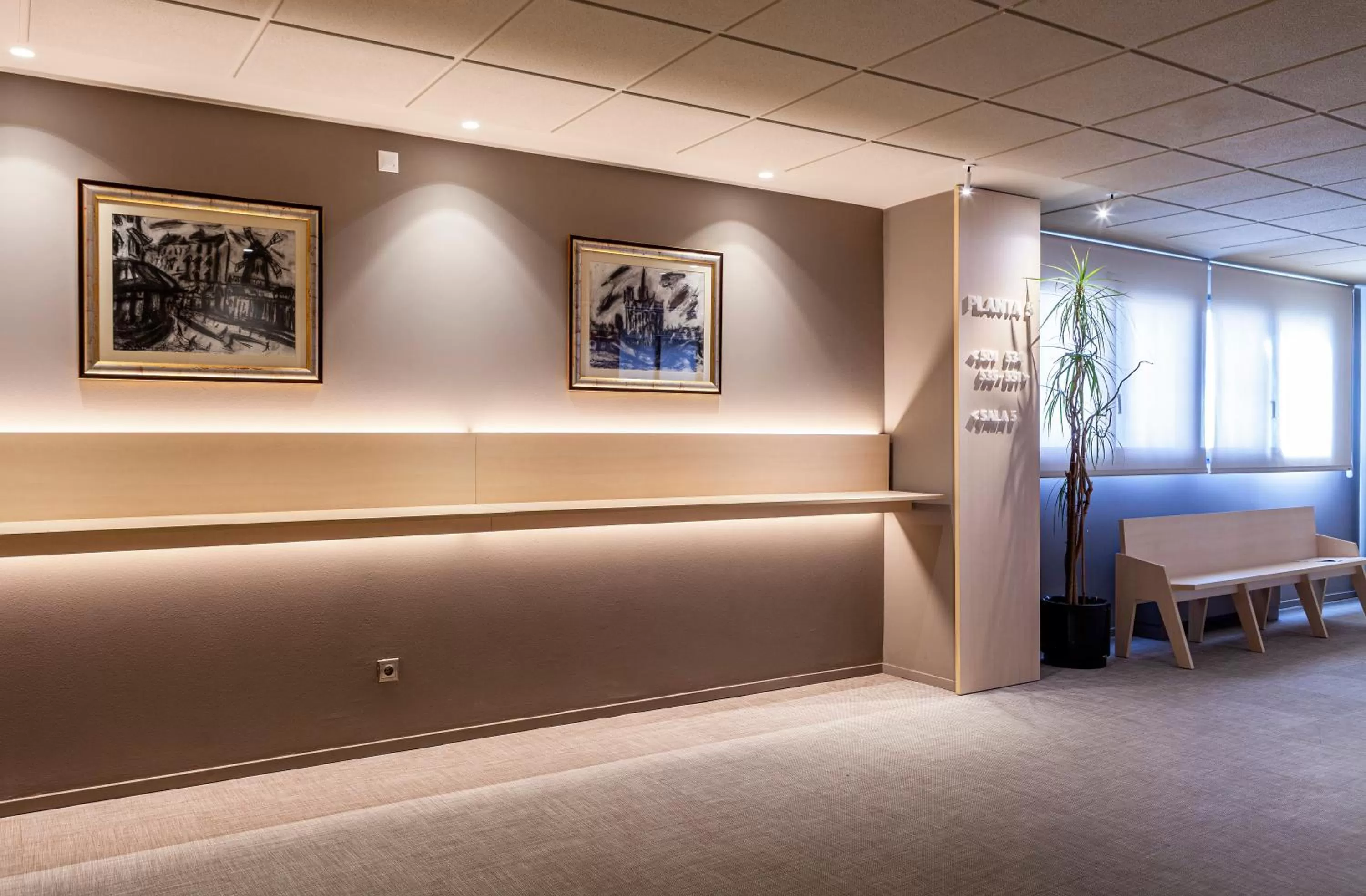 Decorative detail in Hotel Olympia Valencia