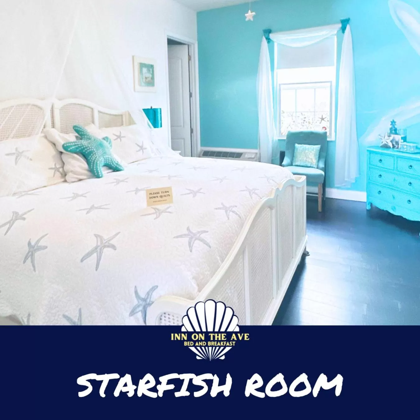 The Starfish King Room in Inn on the Avenue
