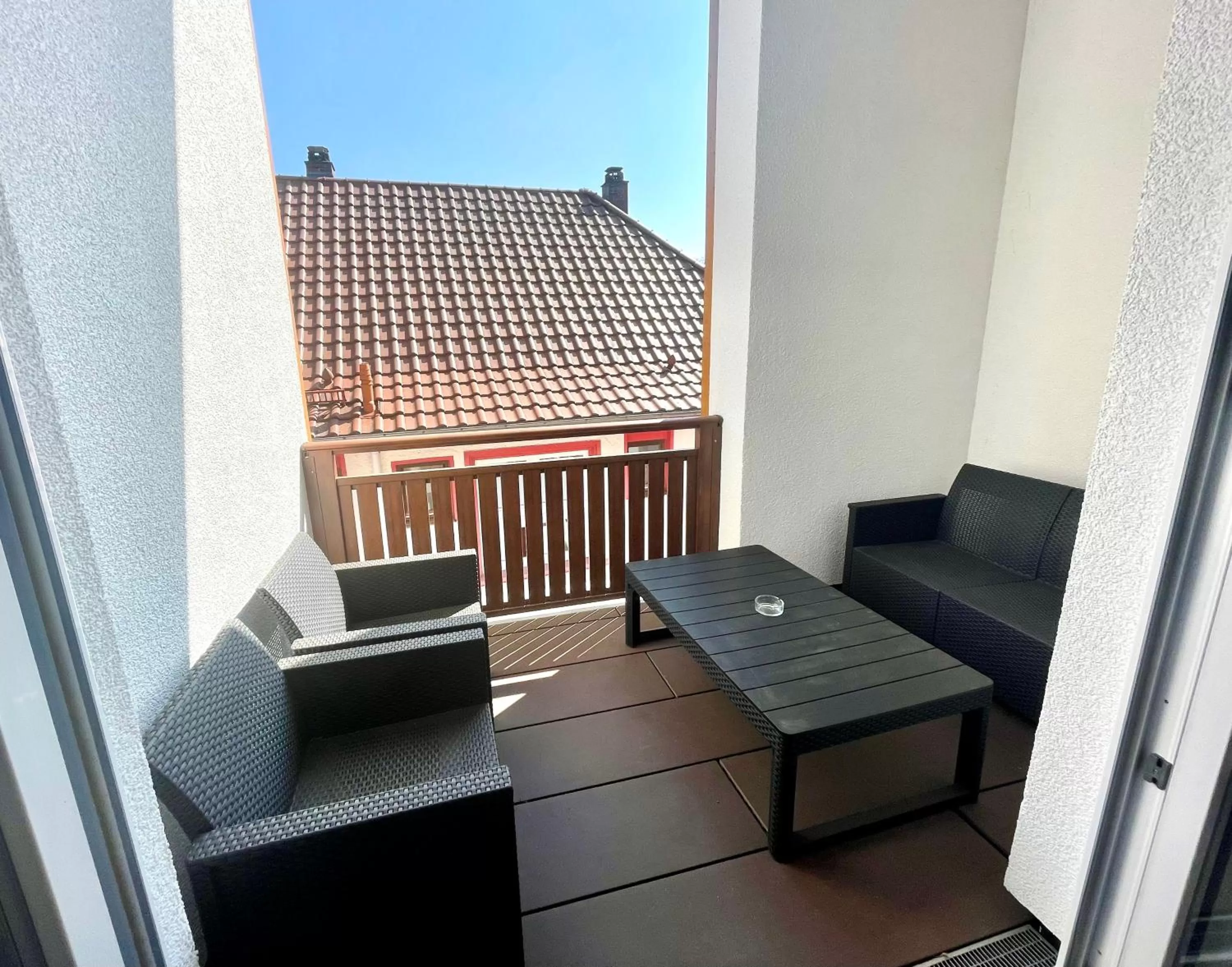 Balcony/Terrace in Landgasthof Linde Hepbach, Hotel & Restaurant