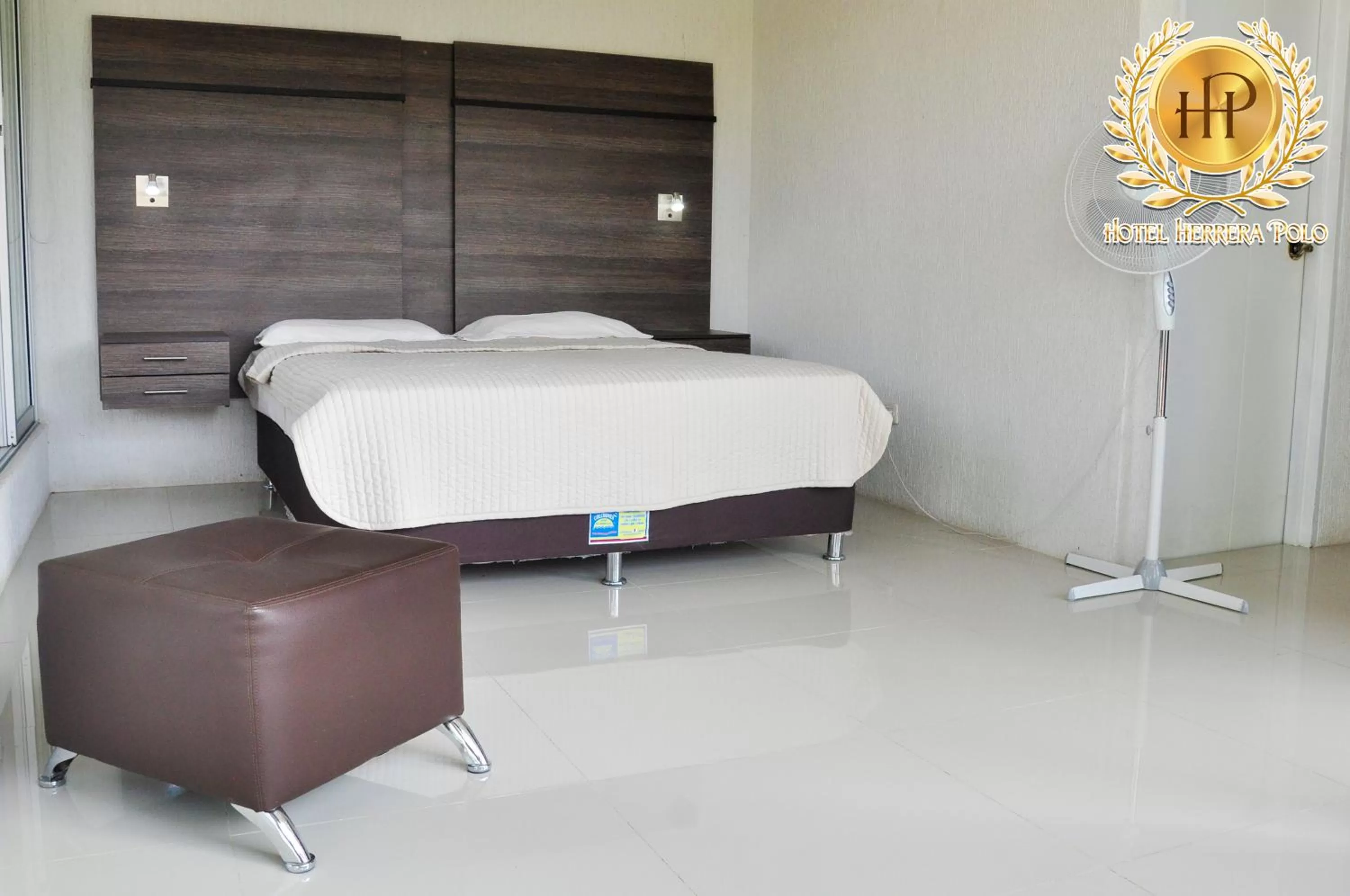 Bed in Hotel Herrera Polo