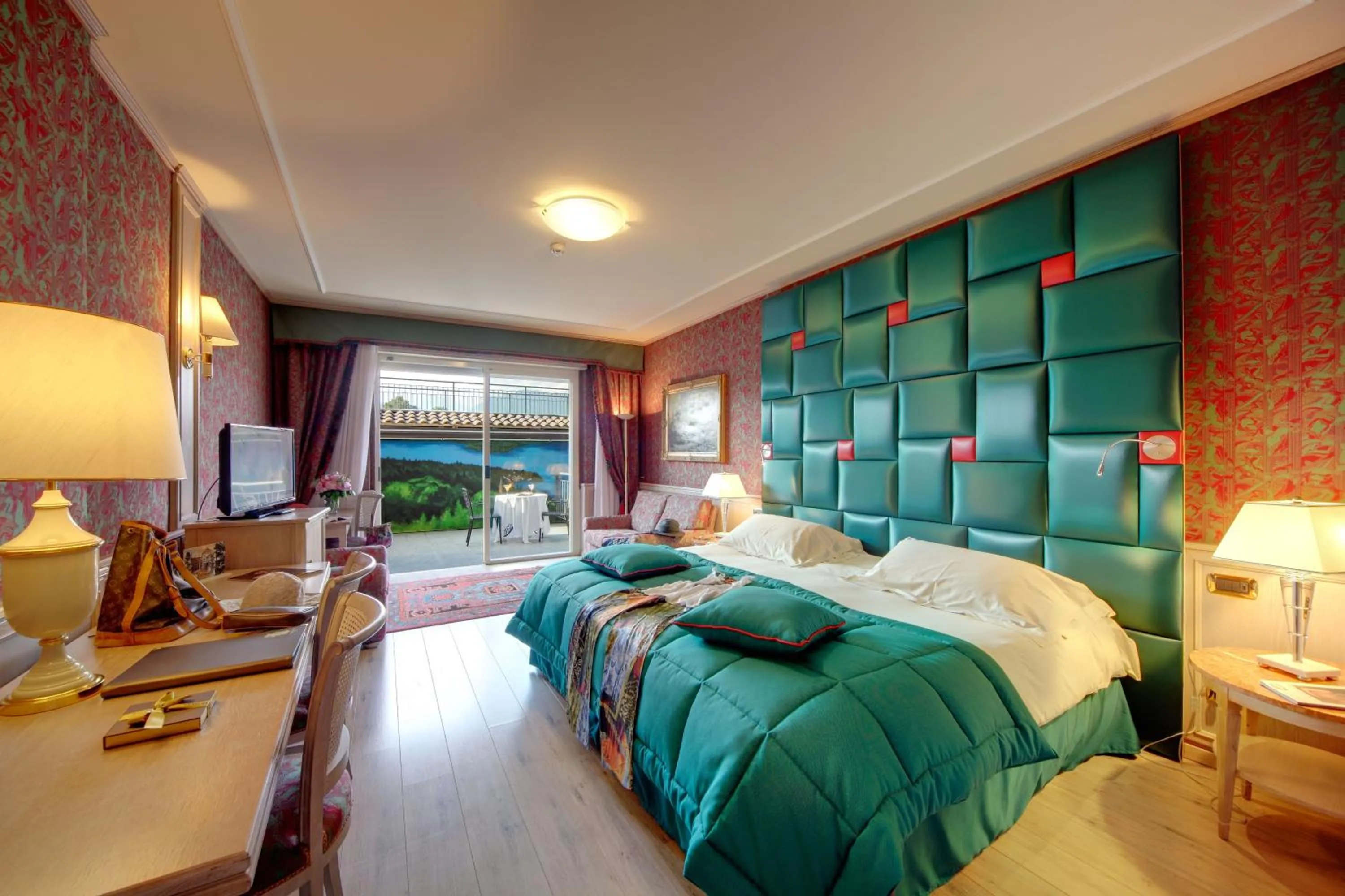 Bed in Grand Hotel Dino