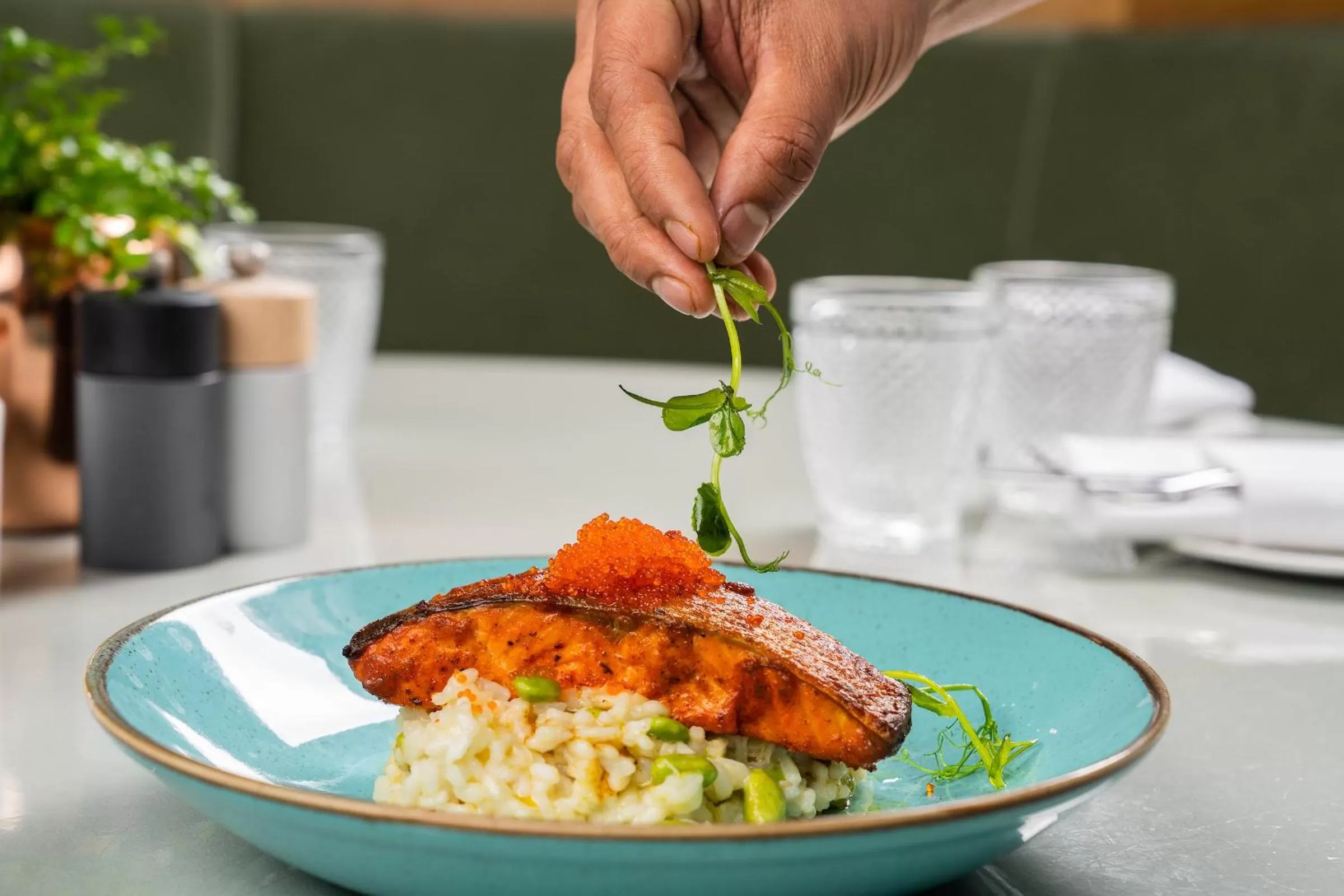 Restaurant/places to eat in Taj 51 Buckingham Gate Suites and Residences