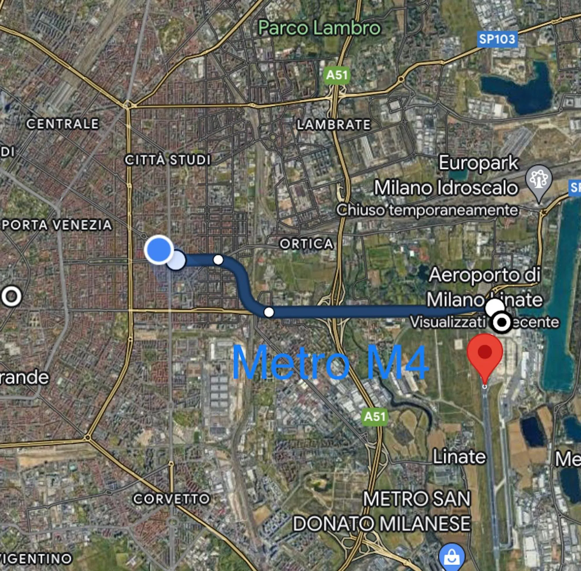 Bird's eye view in Golden Milano Hotel