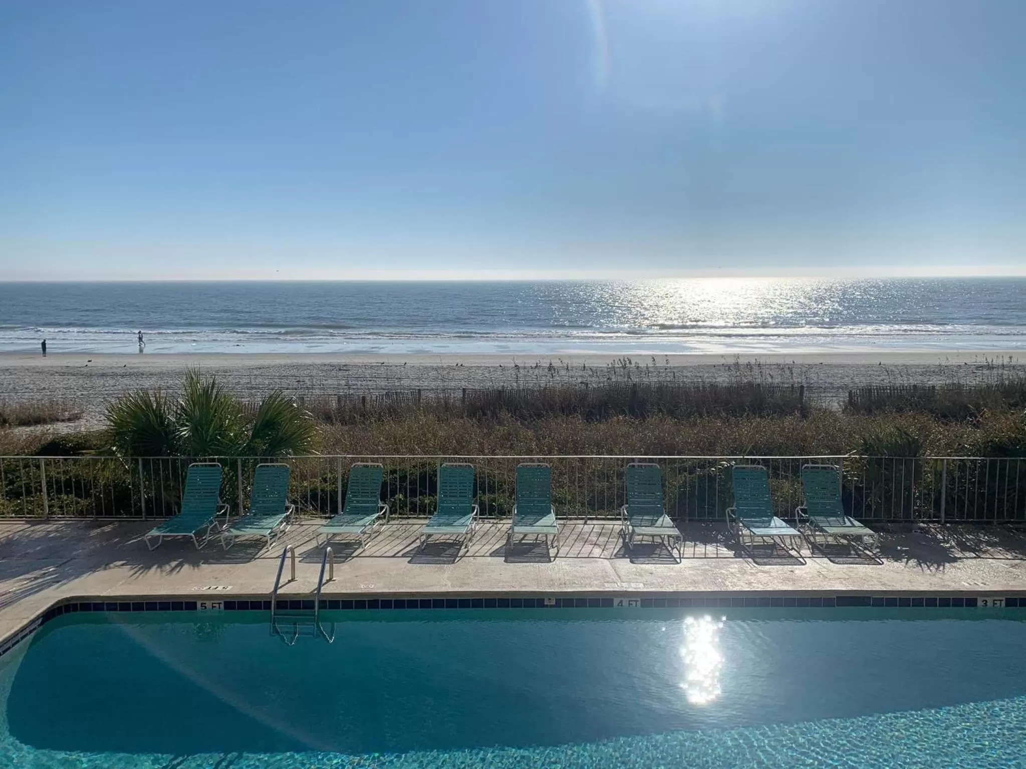 Beach in Gazebo Inn Oceanfront