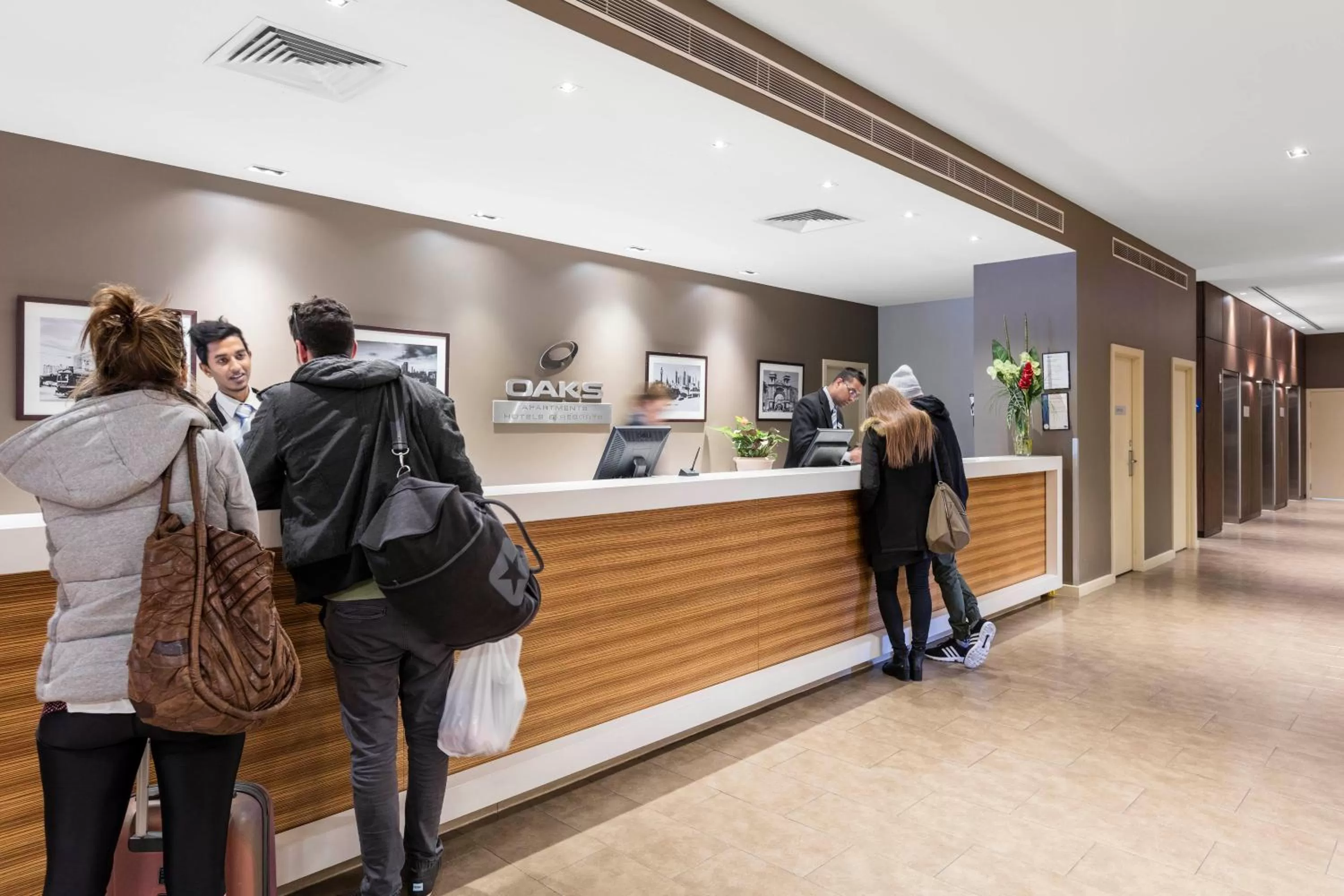 Staff in Oaks Melbourne on Market Hotel