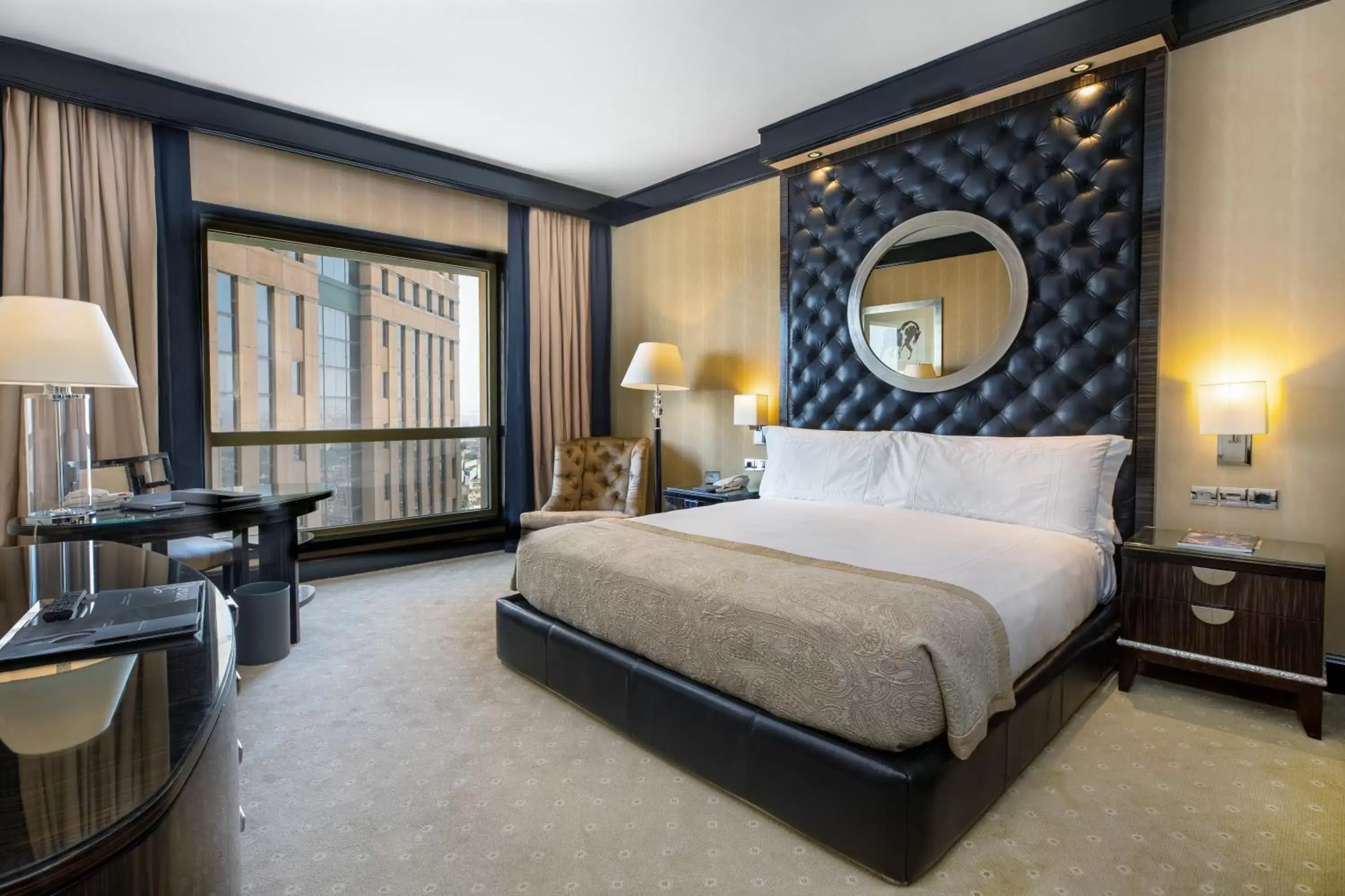 Deluxe Premier Room with Full Nile view in Fairmont Nile City Deluxe Premier Room with Full Nile view in Fairmont Nile City