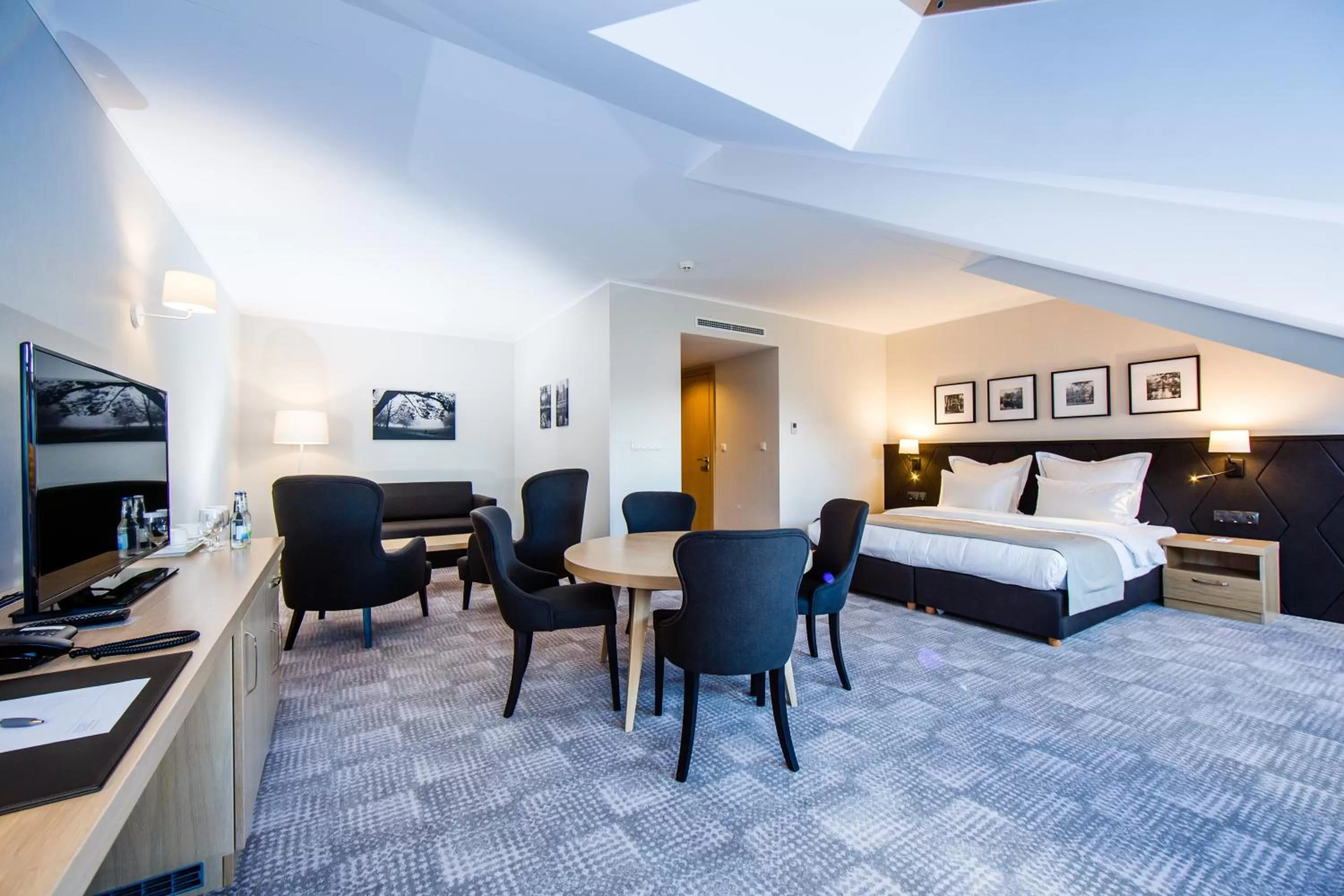 Bed, Business Area/Conference Room in Hotel Sokół Wellness & SPA