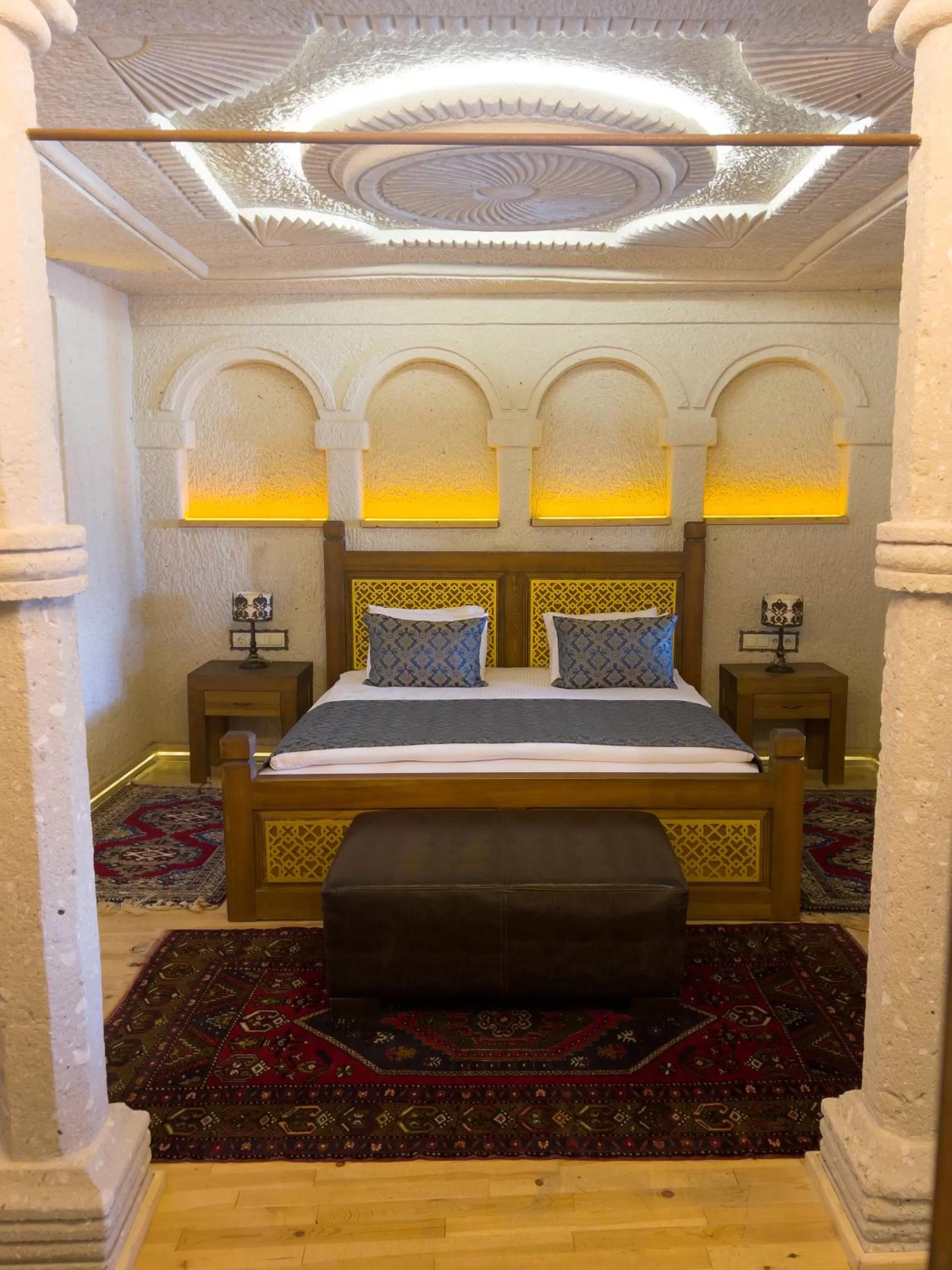 Bed in Local Cave House