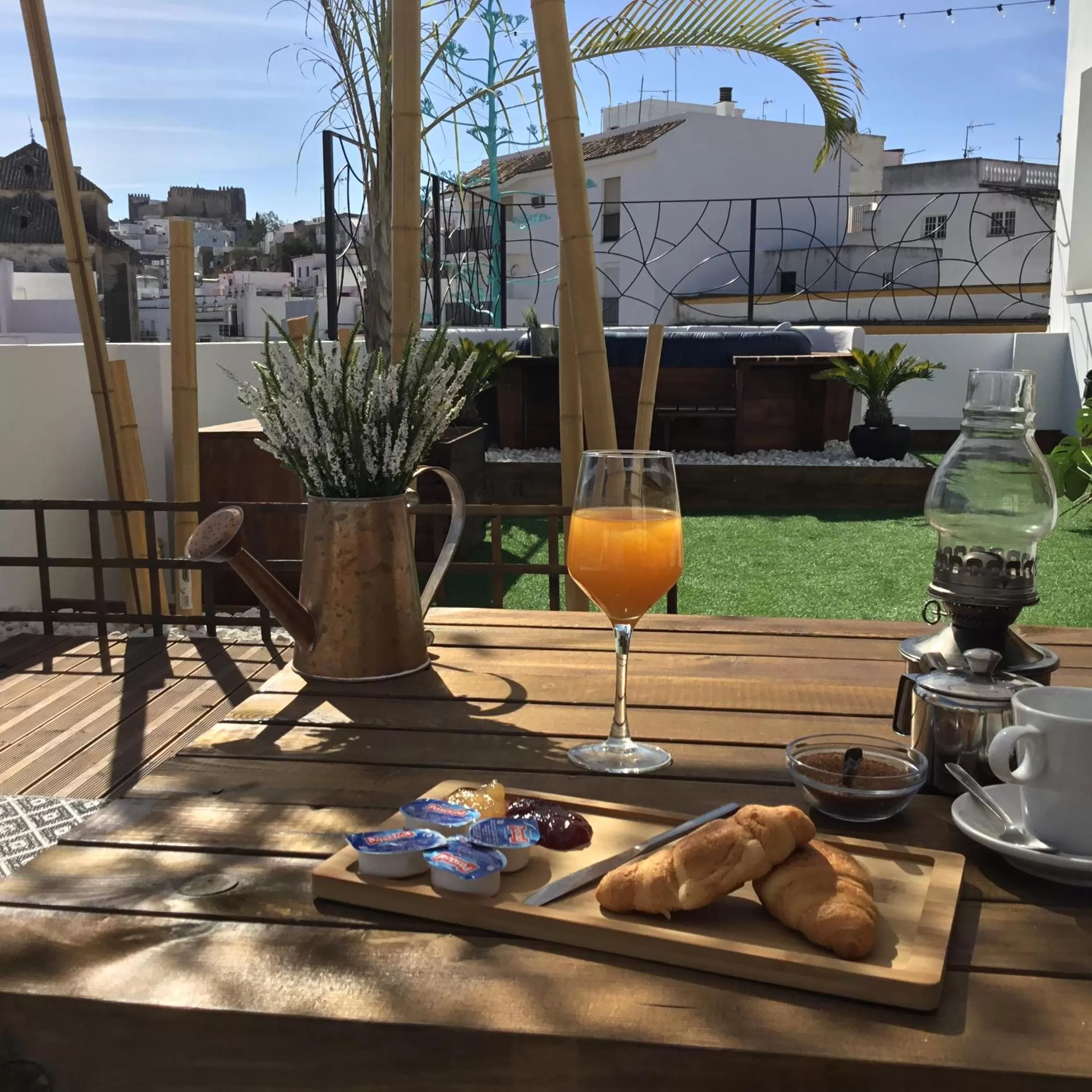 Seating area in Hotel Posada de las Cuevas