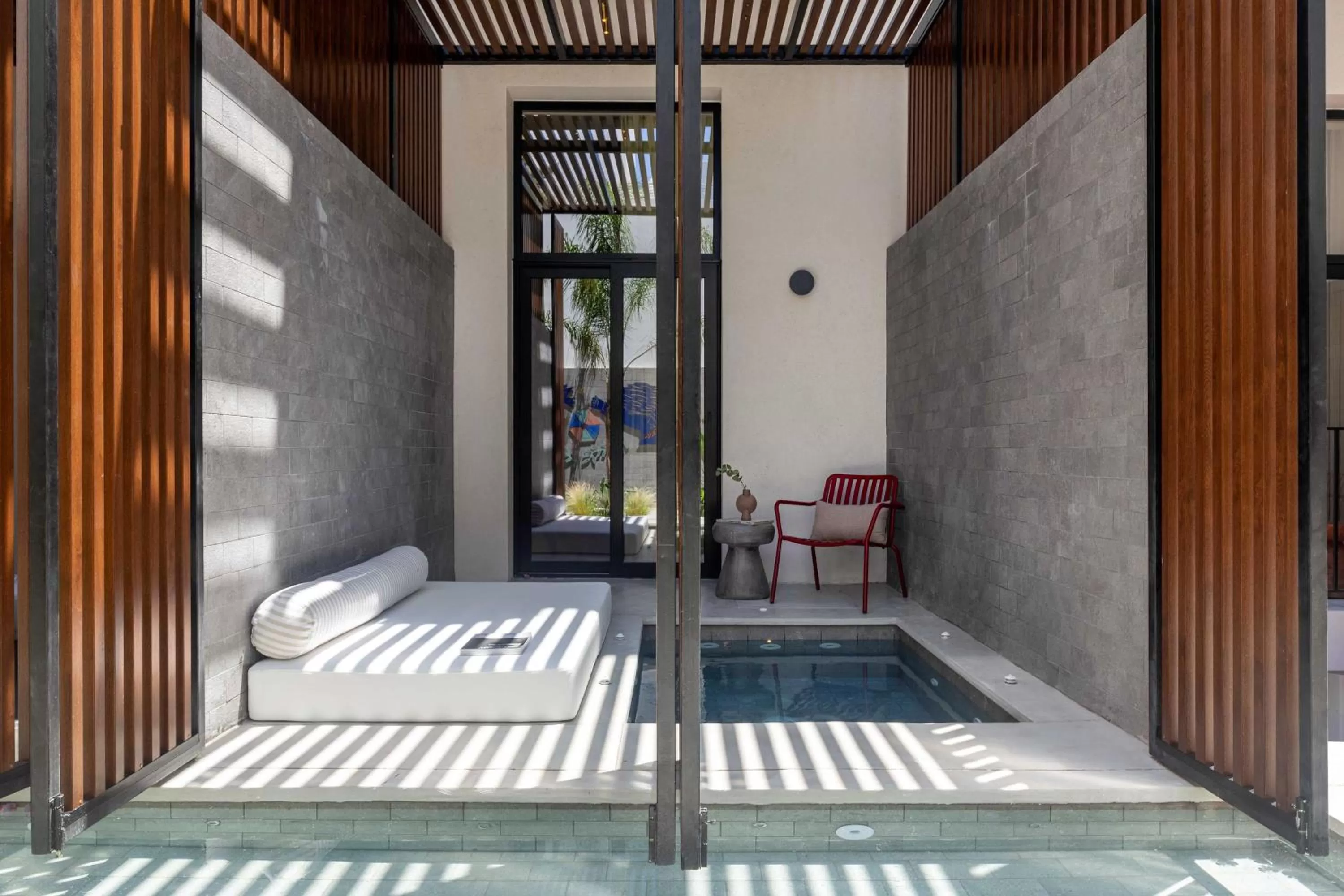 Patio, Bed in The Newel Psychiko